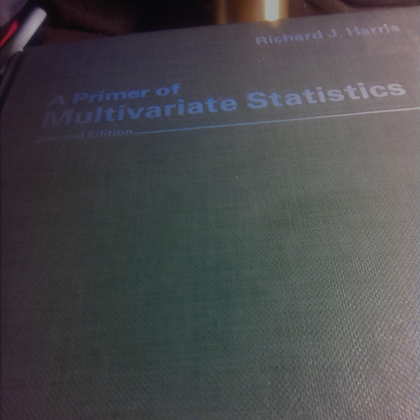 PRIMER OF MULTIVARIATE STATISTICS: 576 Pristine Pages LIKE NEW HB See My Photos!