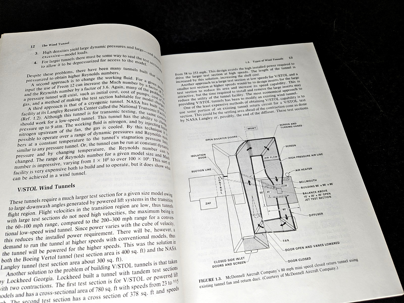 Low-Speed WIND TUNNEL TESTING, 2nd Ed by Rae & Pope, 1984 Wiley HB, Design, Test