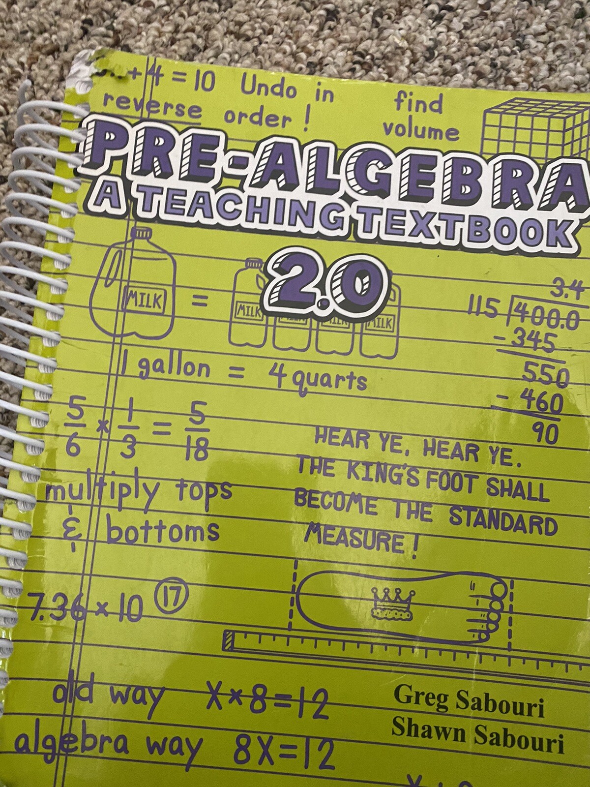 3 Book Lot 2 Pre-Algebra A Teaching Textbook 1 Answer Key & Test Bank New Other