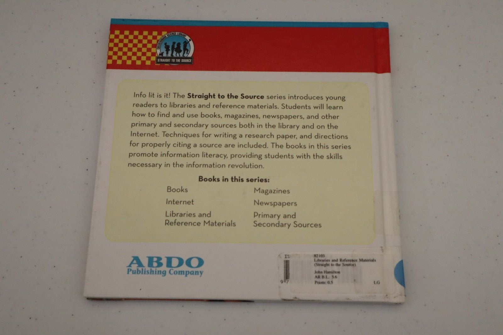 Libraries and Reference Materials ABDO Publishing Hardcover