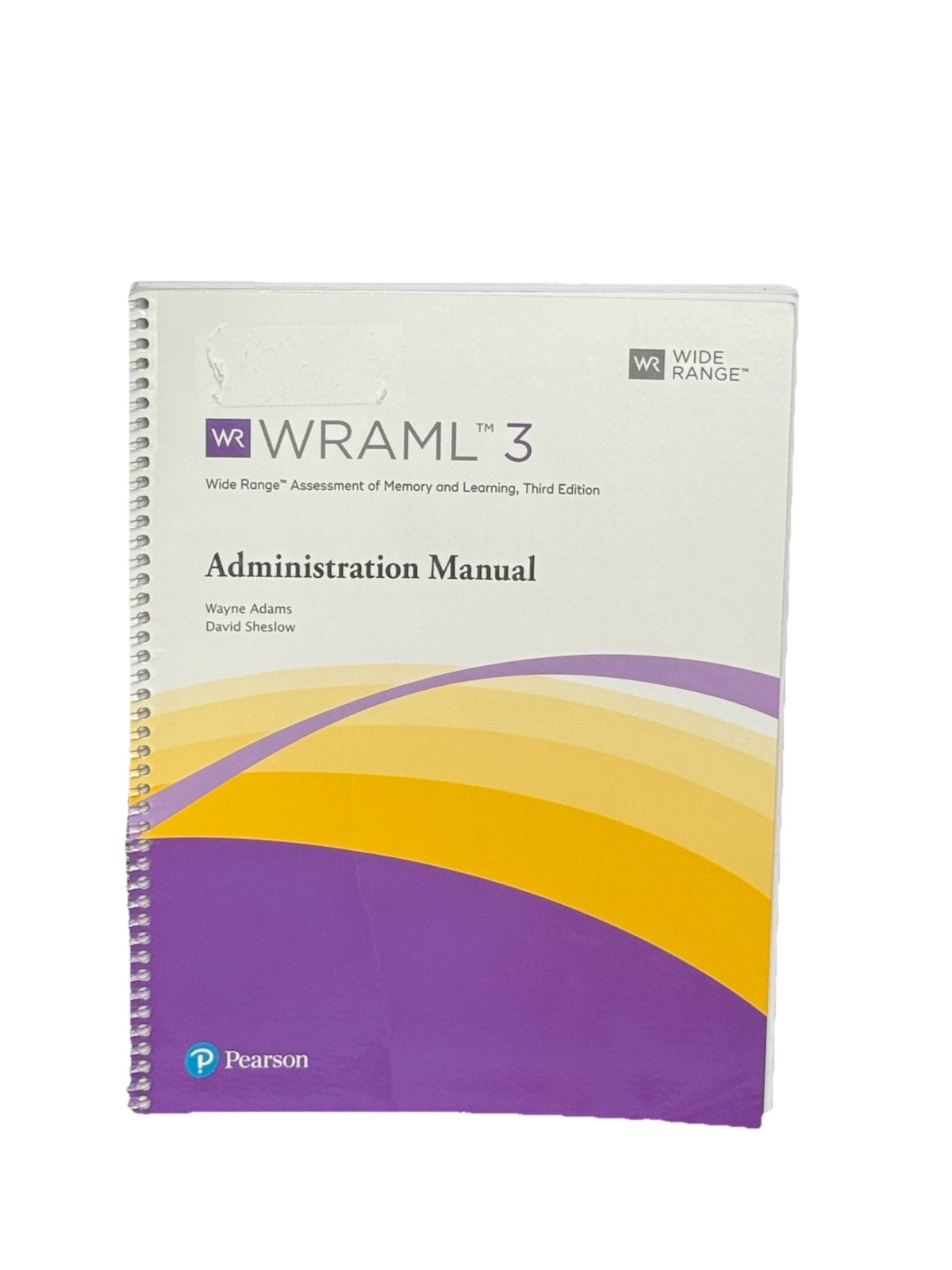 WRAML3 – Wide Range Assessment Of Memory And Learning | Third Edition- Test Kit