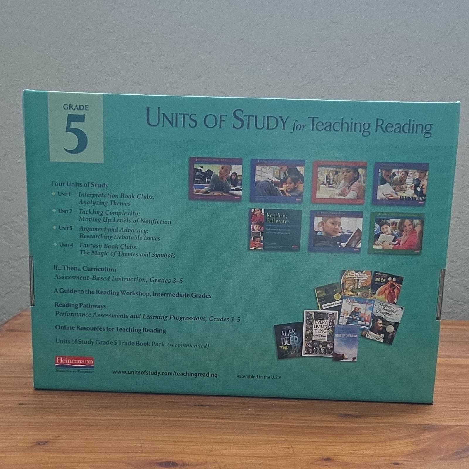 Lucy Calkins Units of Study Reading Grade 5 Complete Set Heinemann Homeschool