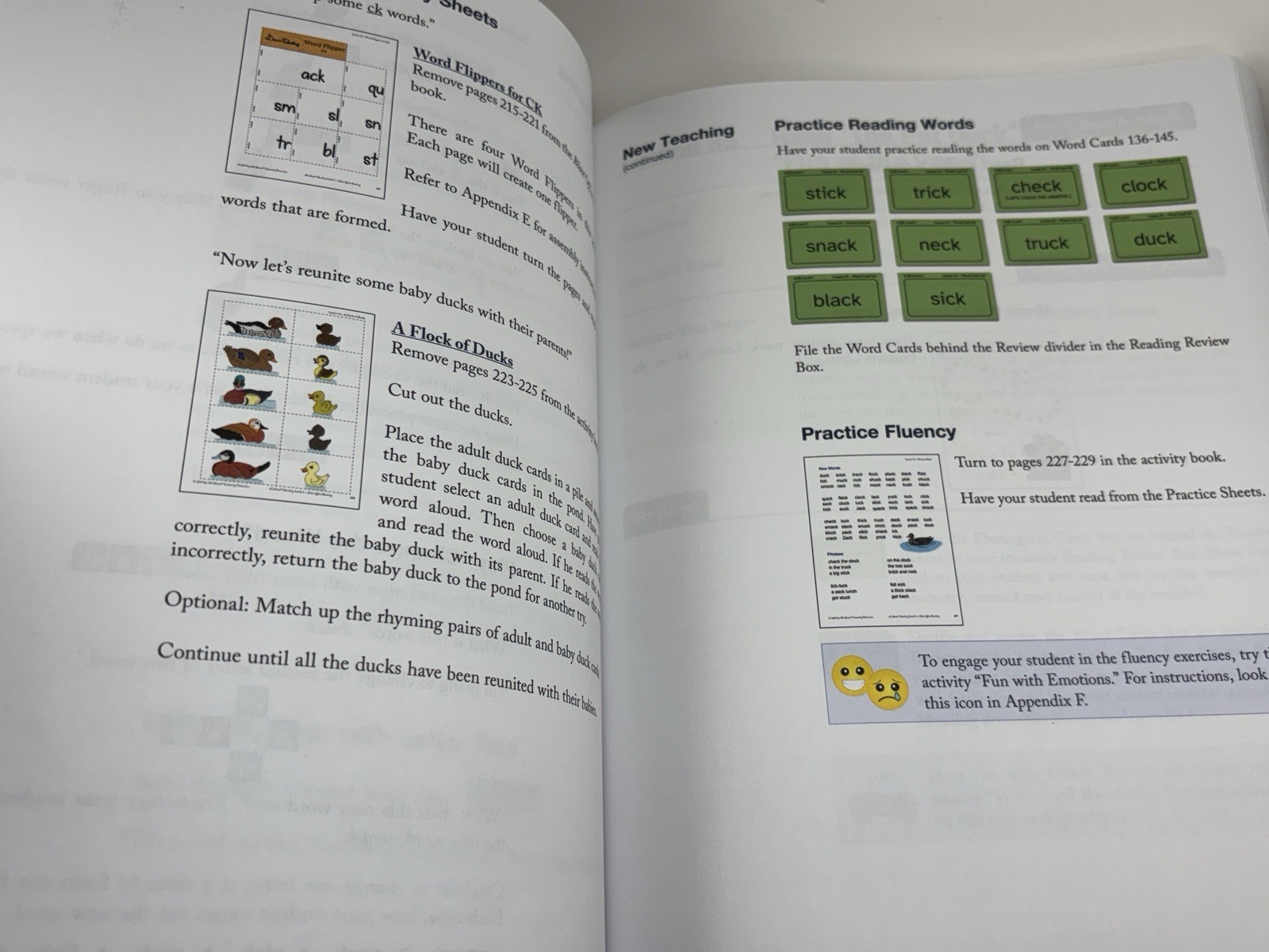 All About Reading Level 1/2023 Teacher Manual 3 Readers Bookmark COLOR EDITION