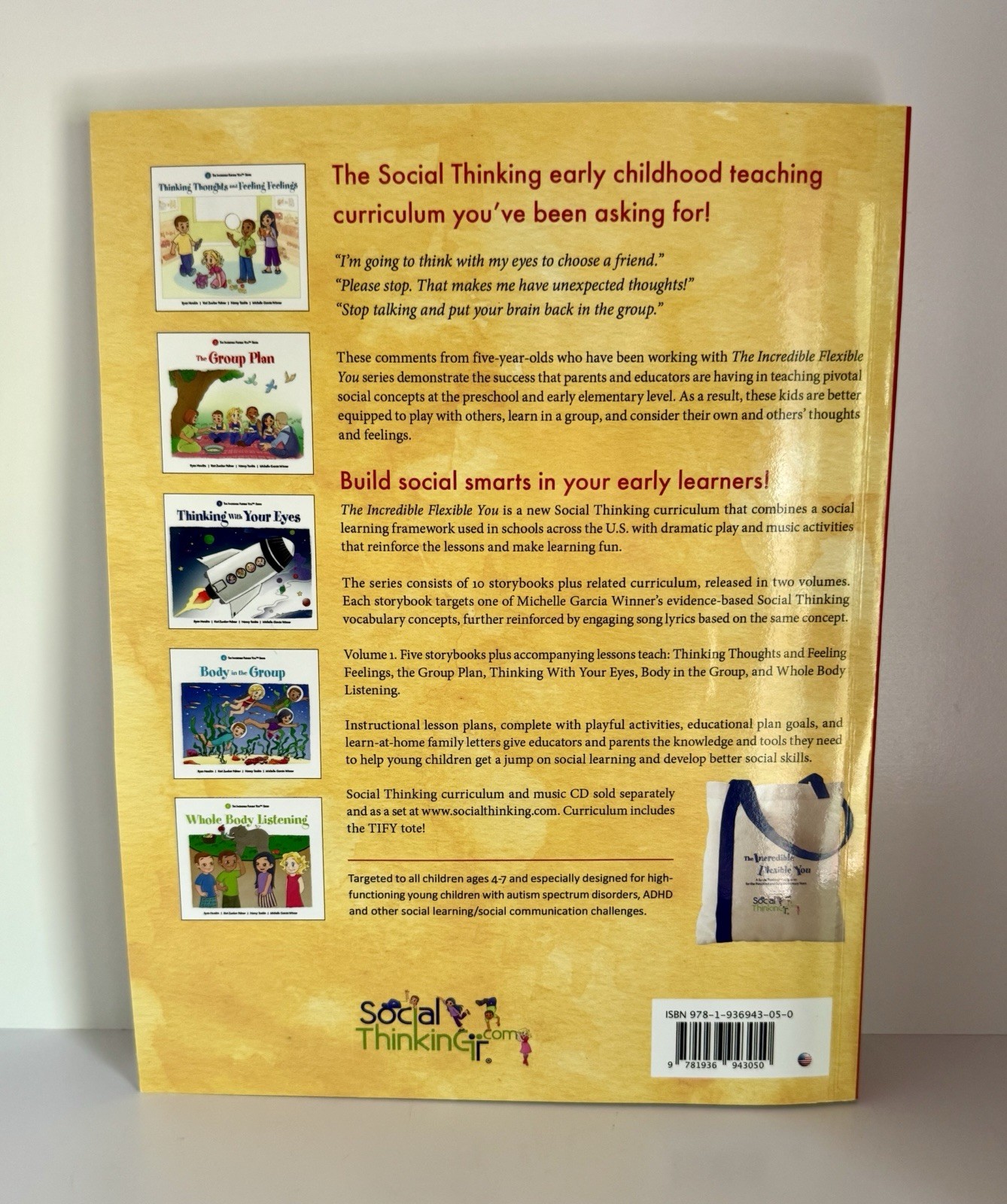 Incredible Flexible You Vol 1 Social Skills Curriculum w/ CD Autism ABA Therapy