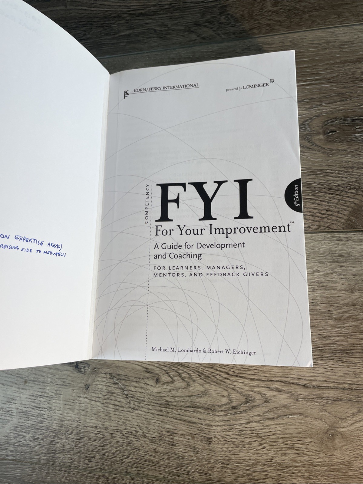 FYI for Your Improvement : A Guide for Development and Coaching 5th Edition NICE