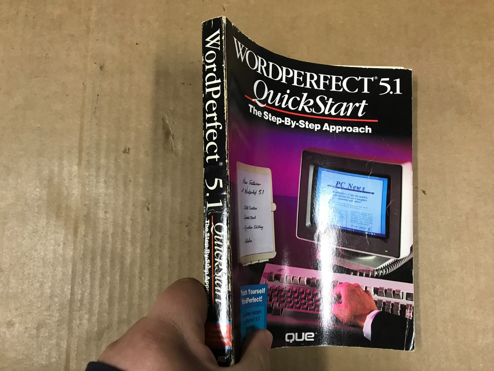 Vintage Wordperfect 5.1 QuickStart Book – Step-By-Step
