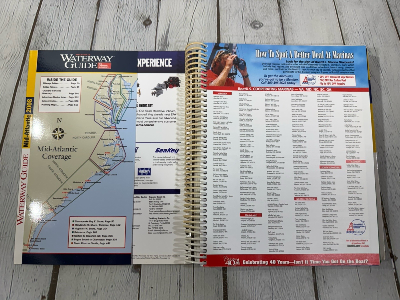 Dozier’s Waterway Guide Mid-Atlantic 2008 Chesapeake Bay & Intercoastal Georgia