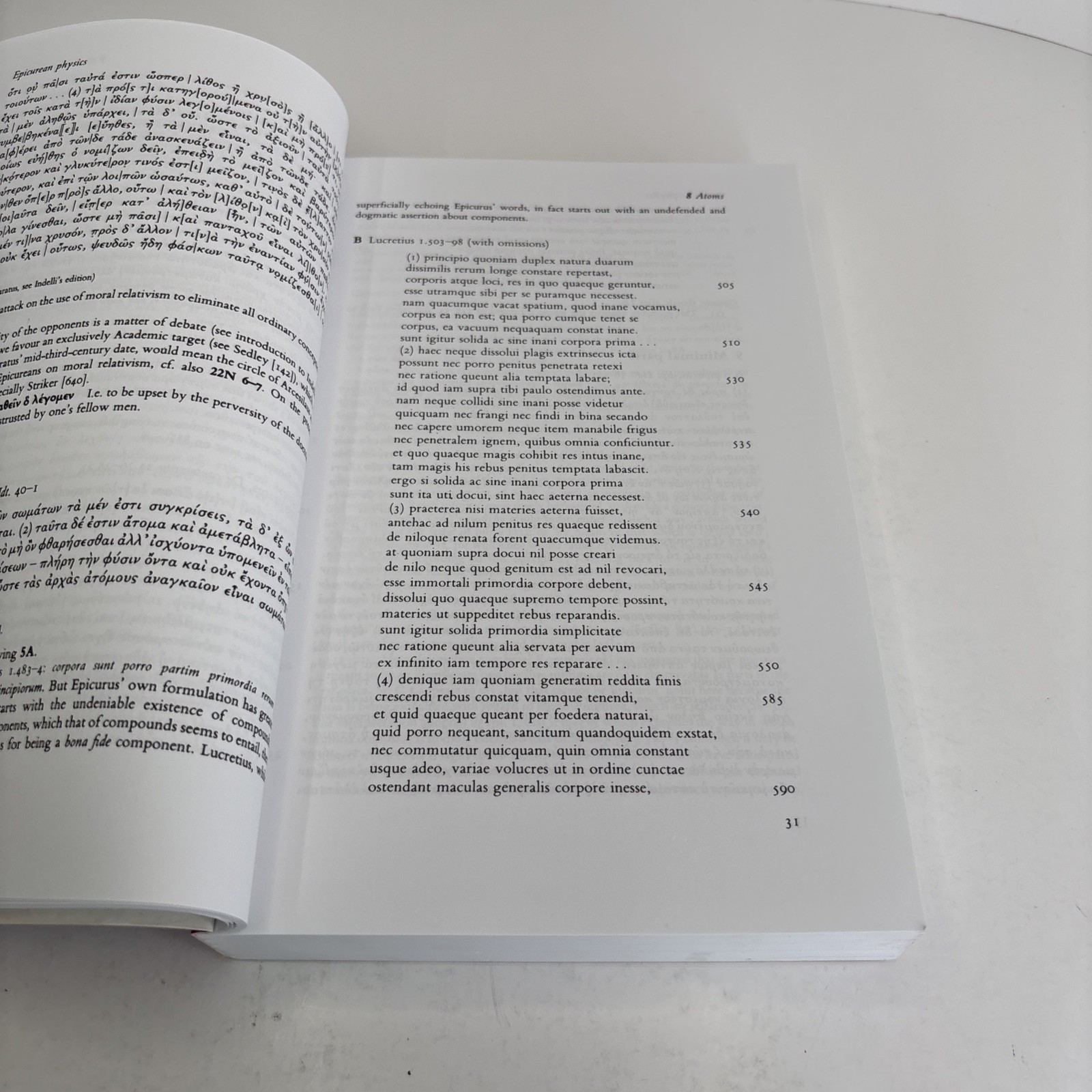 The Hellenistic Philosophers 2 Volumes (Translations, Latin, Greek) CAMBRIDGE