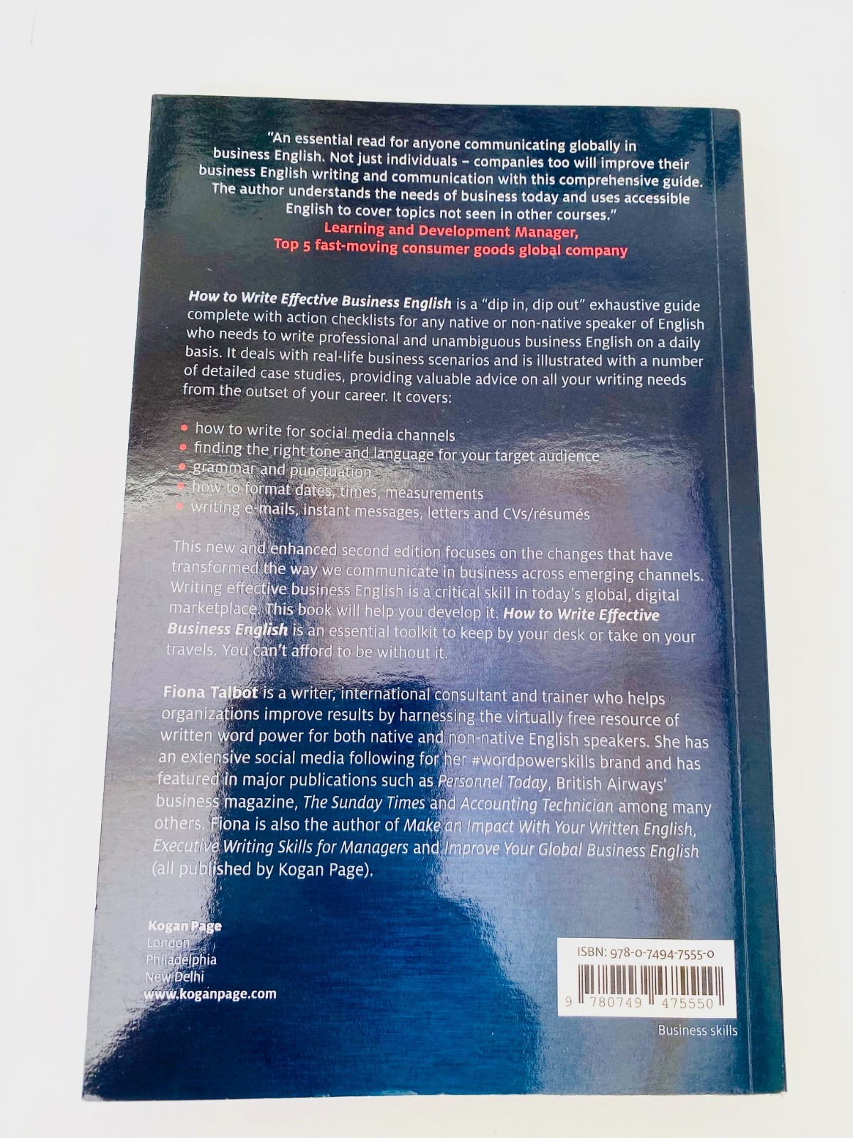 How To Write Effective Business English 2nd Edition Fiona Talbot Kogan Page Book