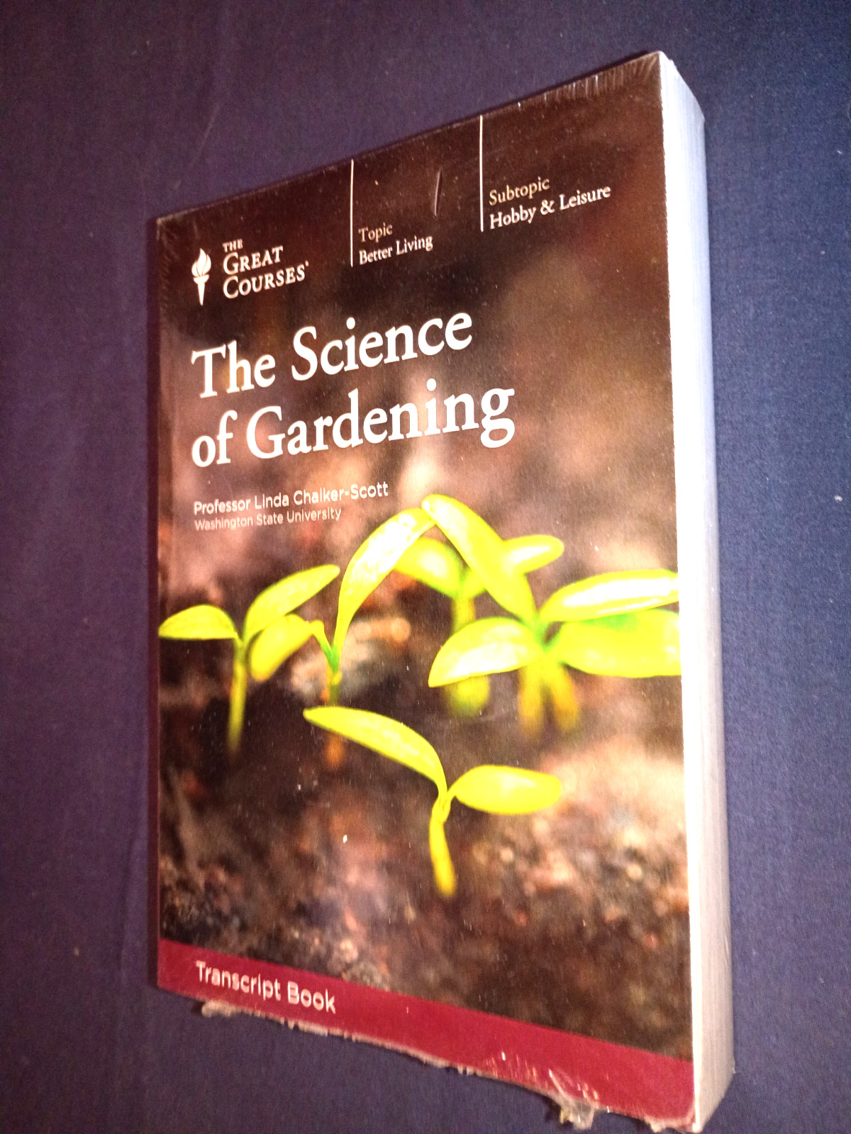 Great Courses TRANSCRIPTS : THE SCIENCE OF GARDENING new & sealed