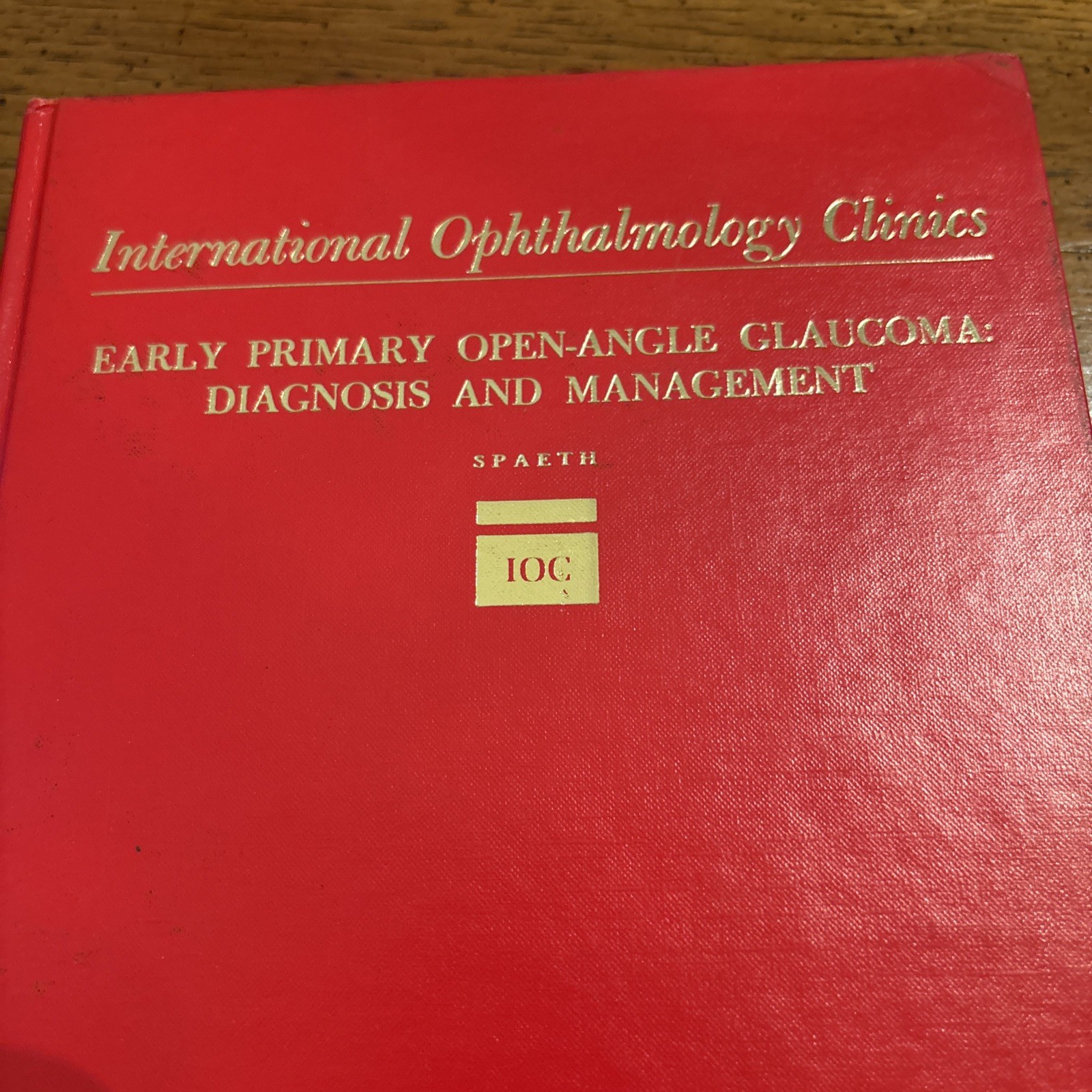 INTL Ophthalmology Clinics Books 11 Volumes 1977-1980 Red w/Gold Trim HC Vintage