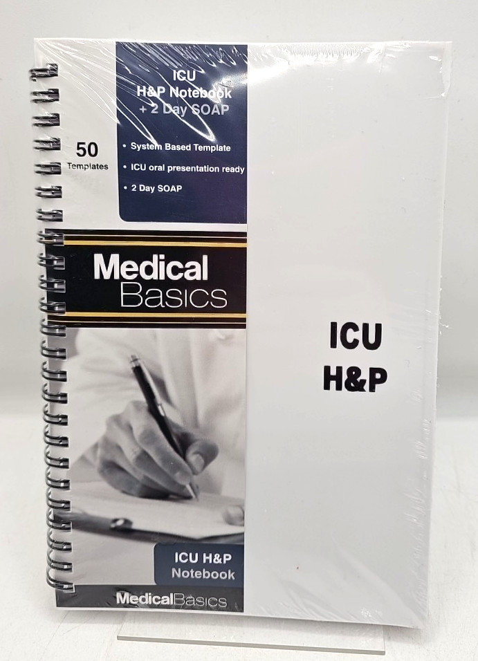 H&P Notebook Medical Basics Lot Of 5 Surgery ICU Pediatrics OBGYN Templates