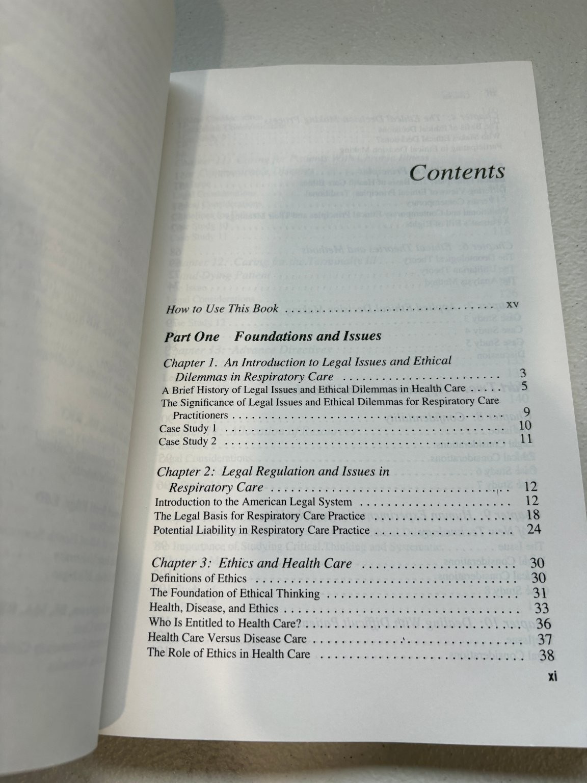 Legal Issues and Ethical Dilemmas in Respiratory Care Carroll 1996 F.A. Davis