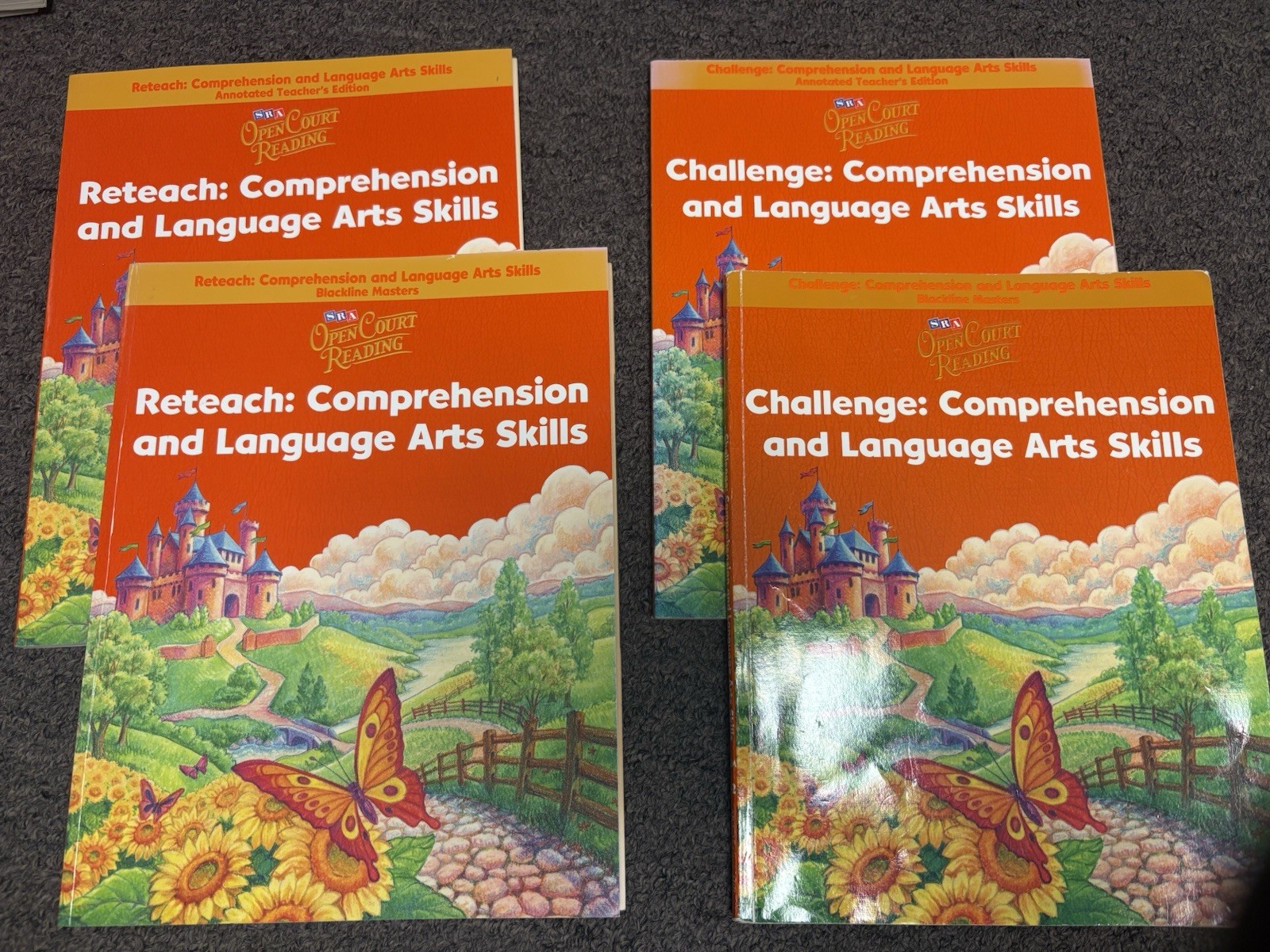 SRA Open Court Reading Level 1 Teacher Lot Masters, Annotated, Transparencies