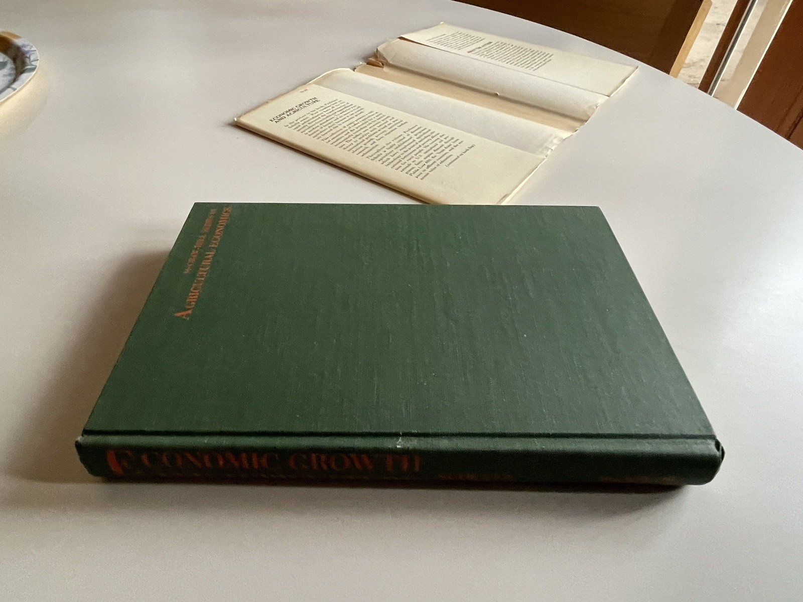 Theodore W. Schultz – Economic Growth and Agriculture – First Edition HC DJ
