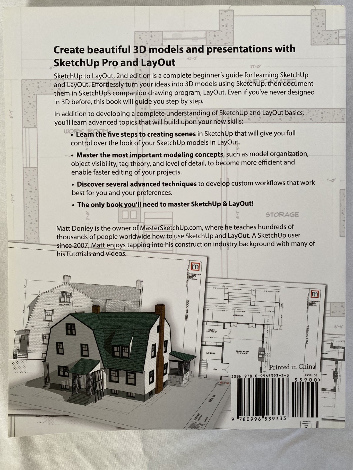SketchUp to LayOut 2nd Edition The Beginne’s Guide to Sketch Up Pro & LayOut