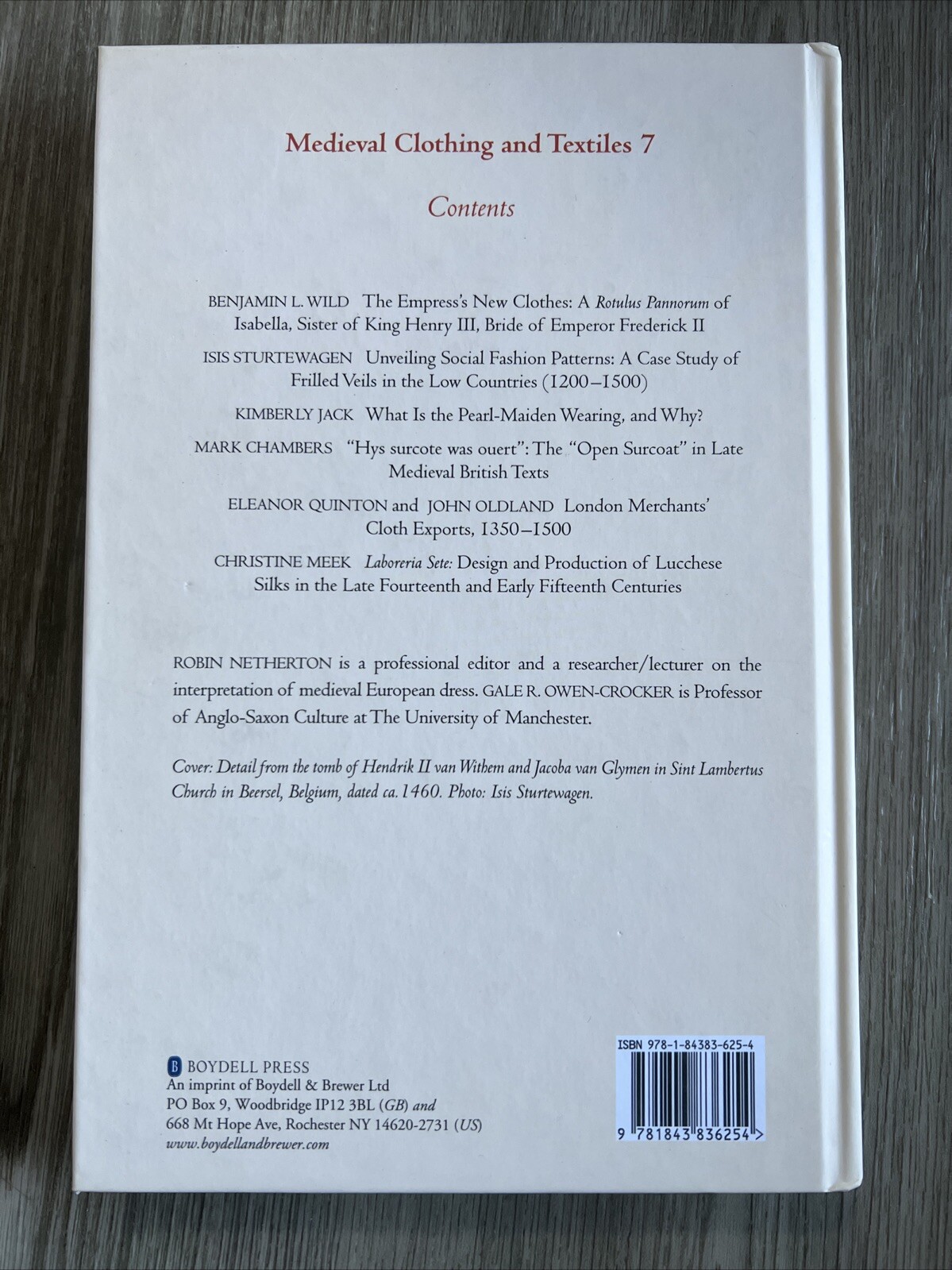 Medieval Clothing and Textiles Ser.: Medieval Clothing and Textiles 7 by Eleanor