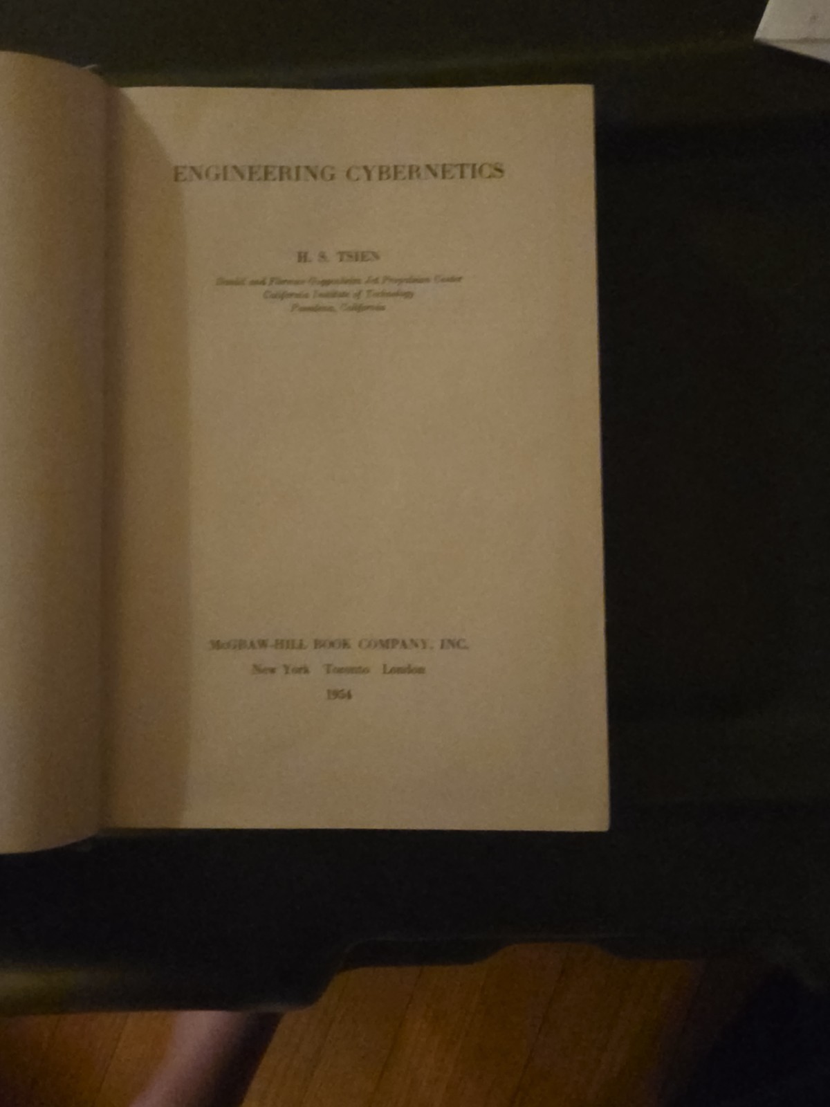 tsien engineering cybernetics