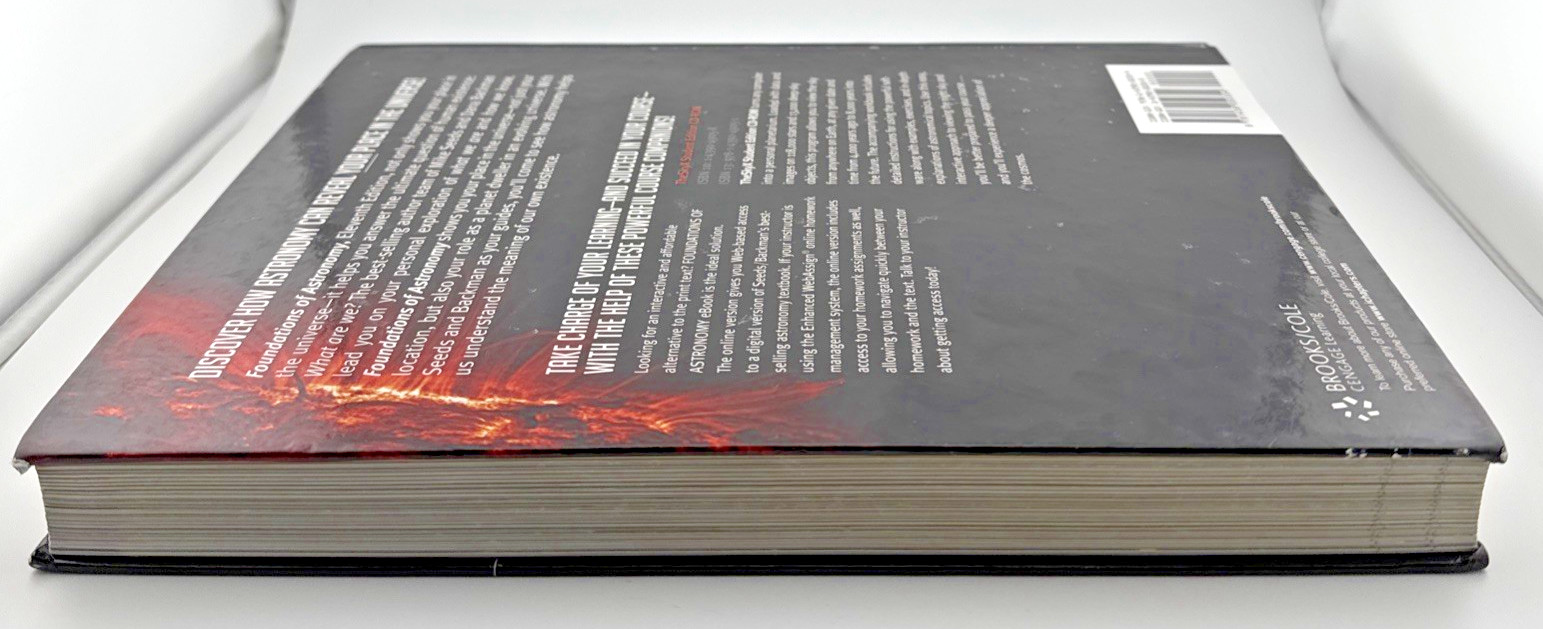 Foundations of Astronomy by Seeds & Backman 11th Edition Hardcover 2011