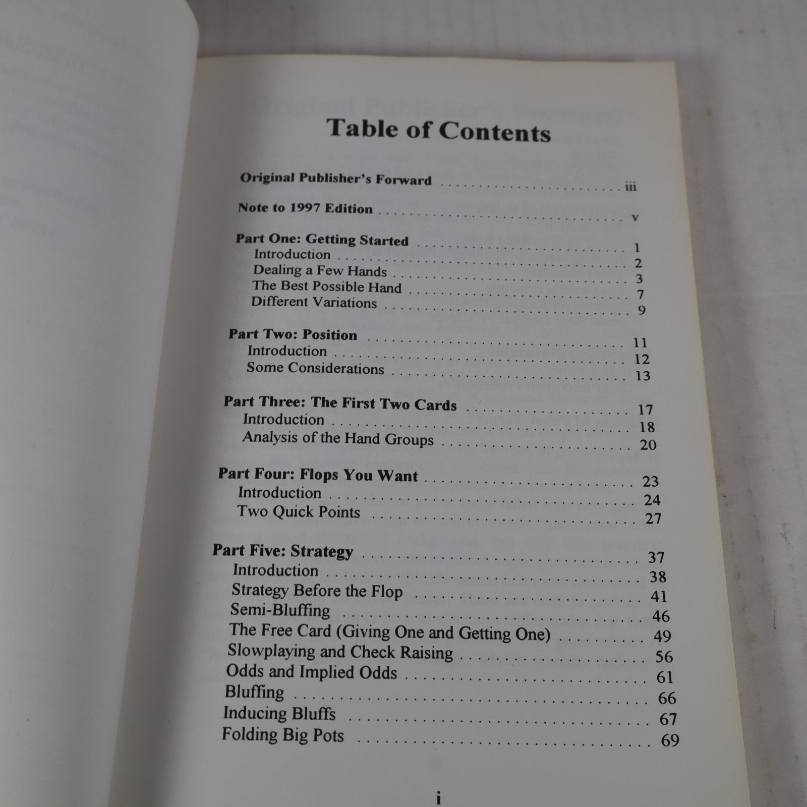 Hold ‘em Poker; Small Stakes Poker Games – 9781880685082, paperback, Sklansky