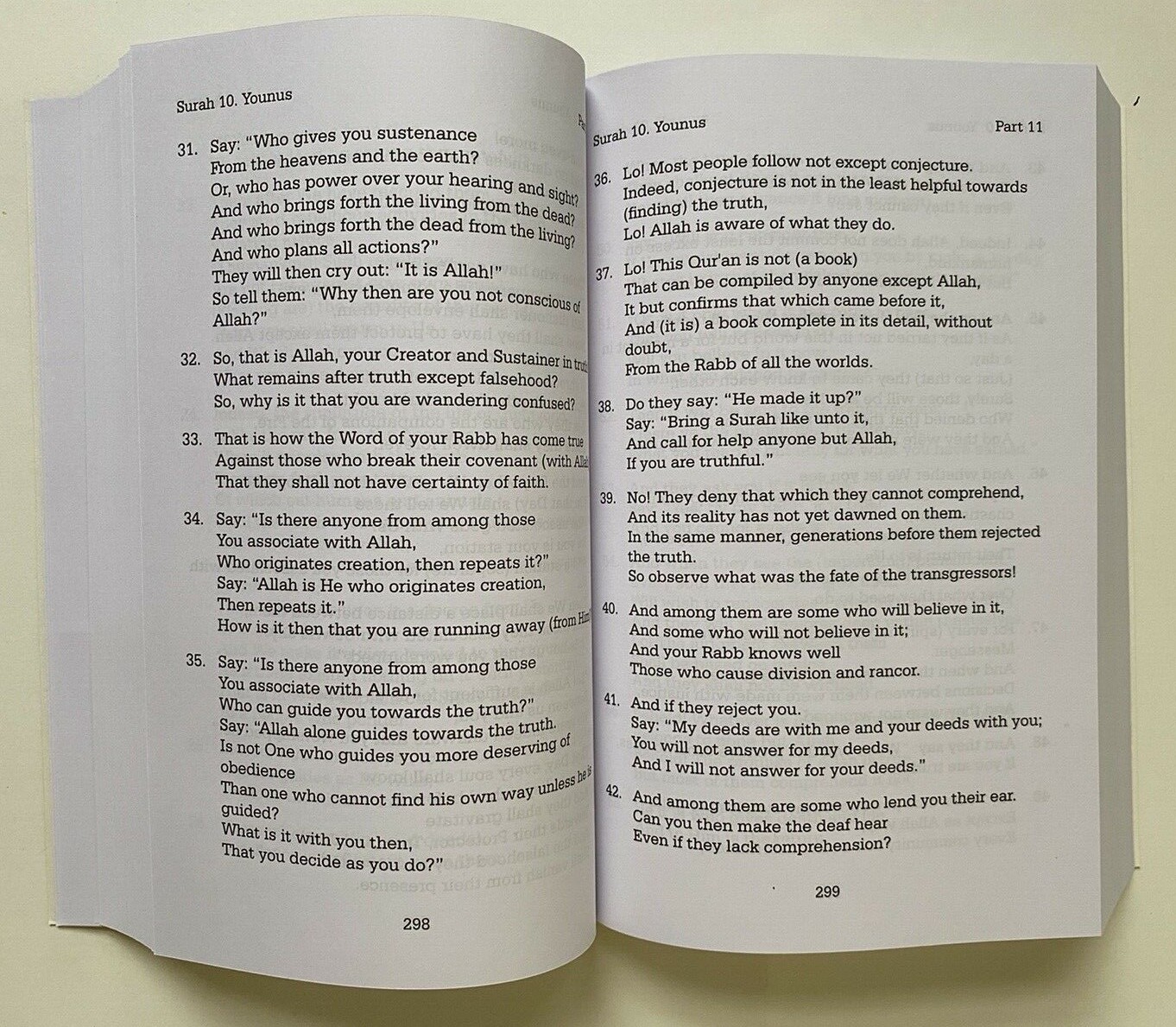 The Holy Qur’an: KORAN An English Translatation ( FREE SHIPPING )