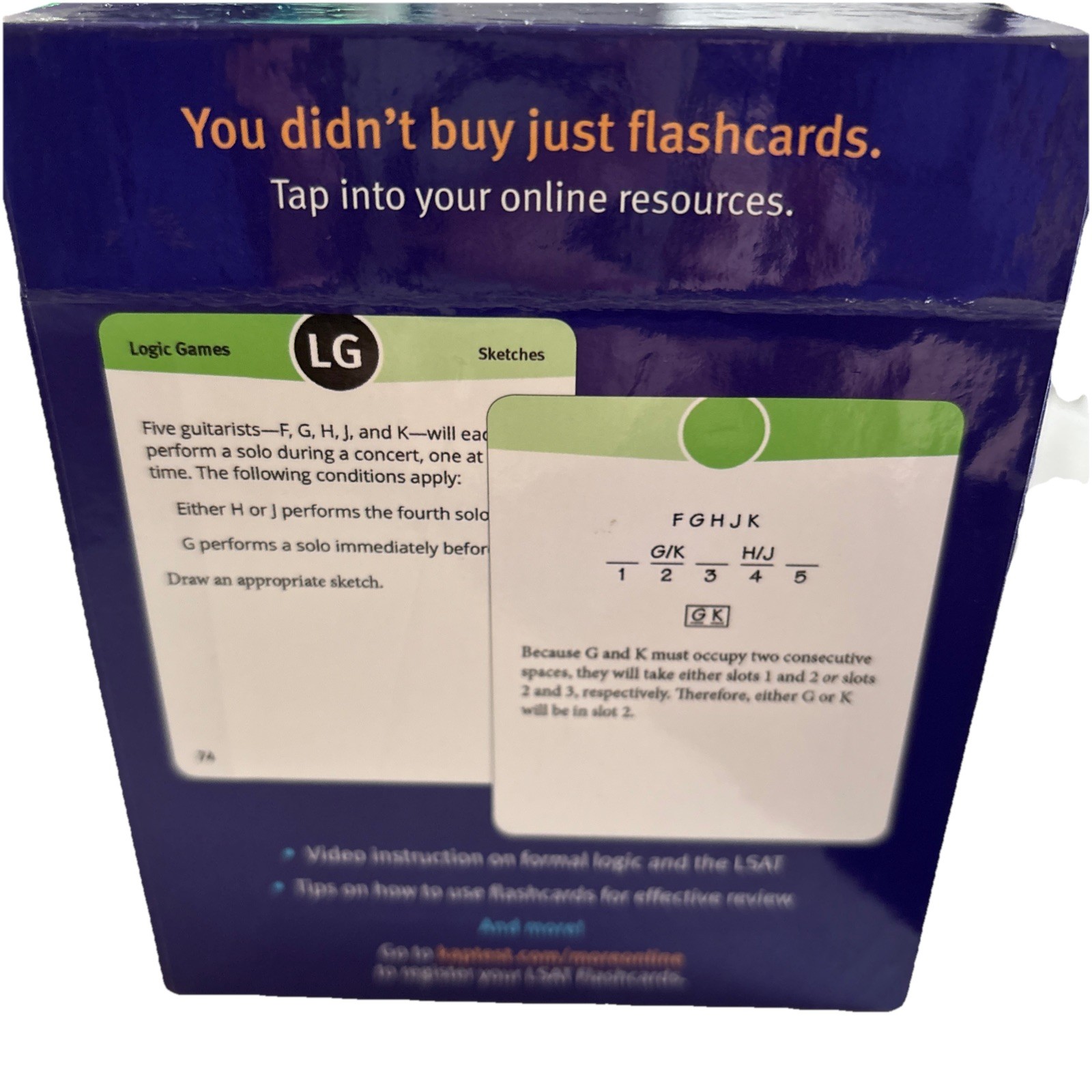 Kaplan Test Prep Ser.: LSAT Prep Flashcards : 400 Drills on LSAT Logic Skills by