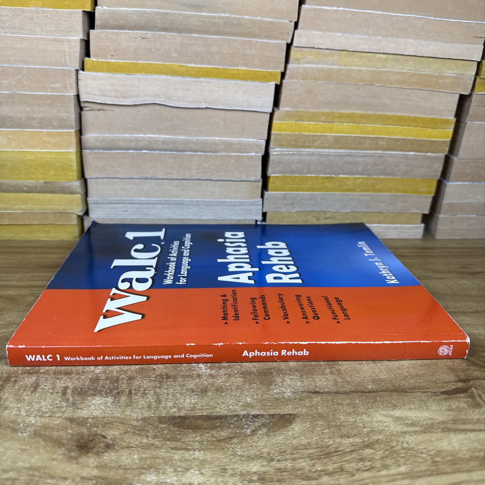 WALC 1 APHASIA REHAB WORKBOOK OF ACTIVITIES FOR LANGUAGE By Kathryn J. Tomlin