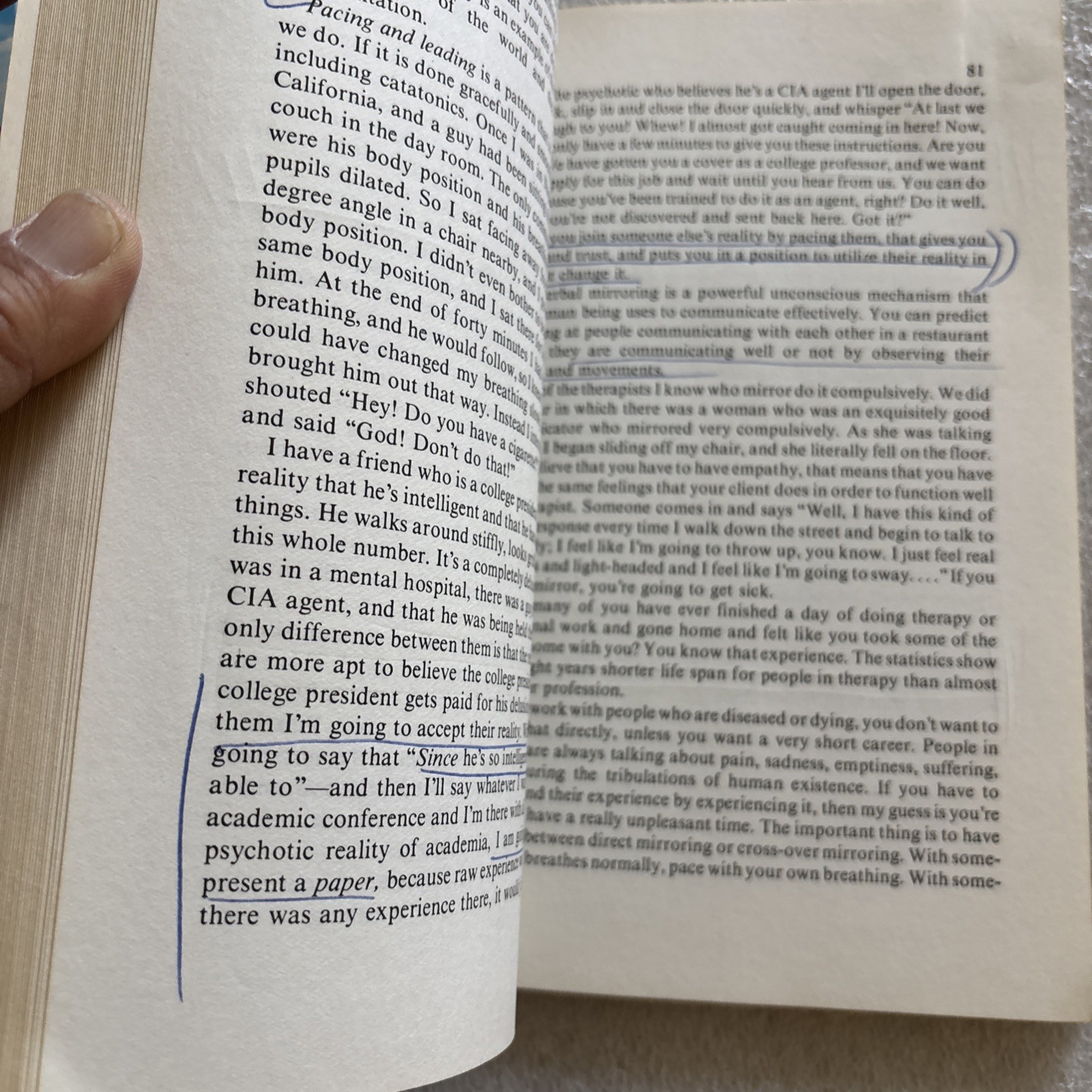 Frogs into Princes: Neuro Linguistic Programming (lots of underlining)