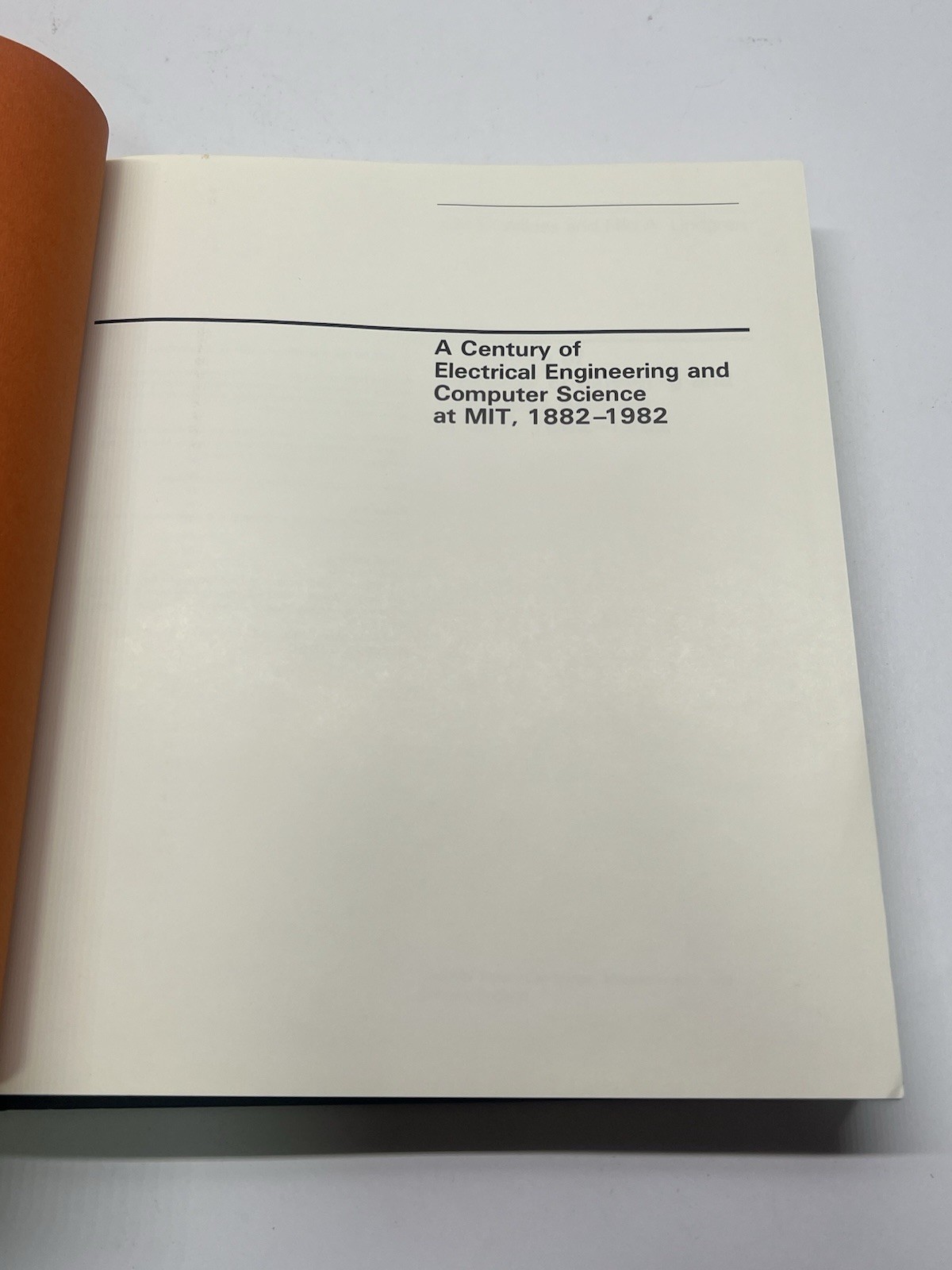 A CENTURY OF ELECTRICAL ENGINEERING AND COMPUTER SCIENCE By Karl L. Wildes