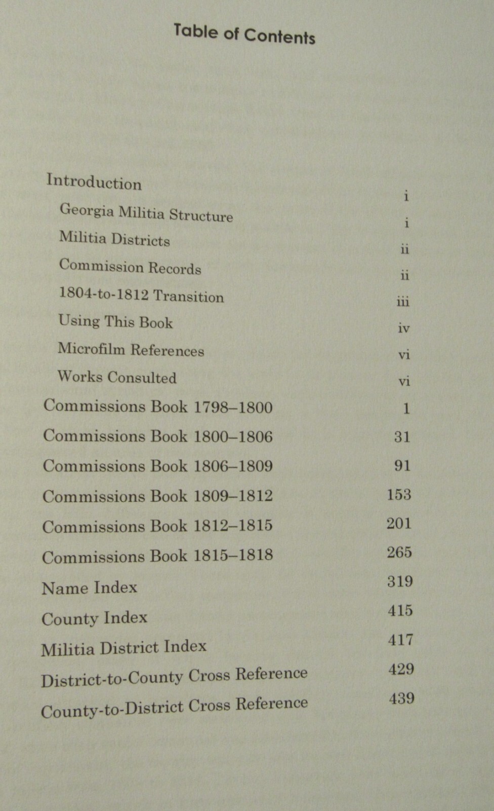 GEORGIA MILITARY COMMISSIONS 1798 to 1818 by Paul K Graham Paperback 2017
