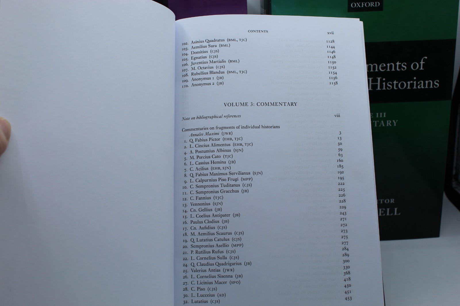 The Fragments of the Roman Historians – 3 Volume Hardcover Book Set Oxford Press