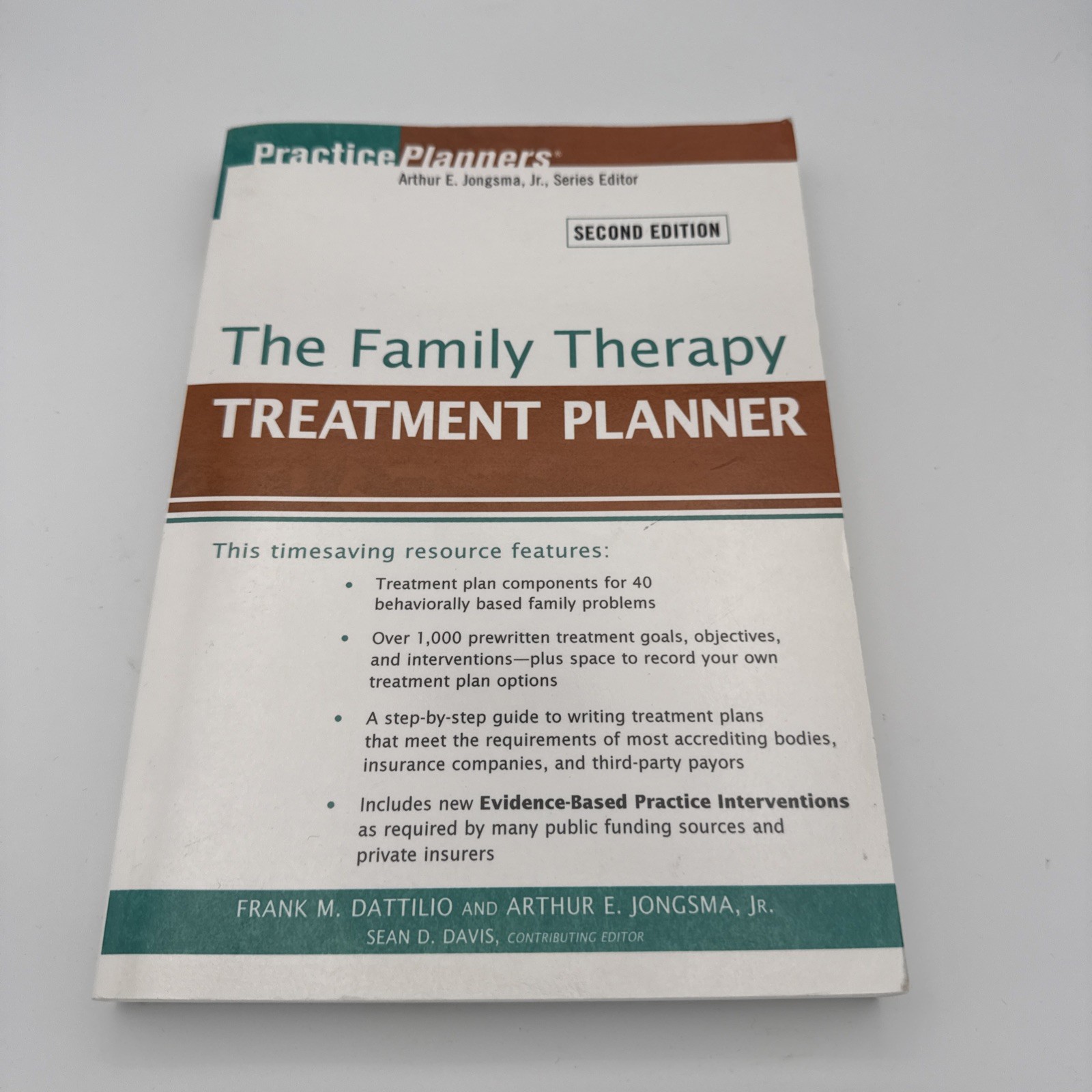 PracticePlanners Ser.: The Family Therapy Treatment Planner by Arthur E. Jongsma