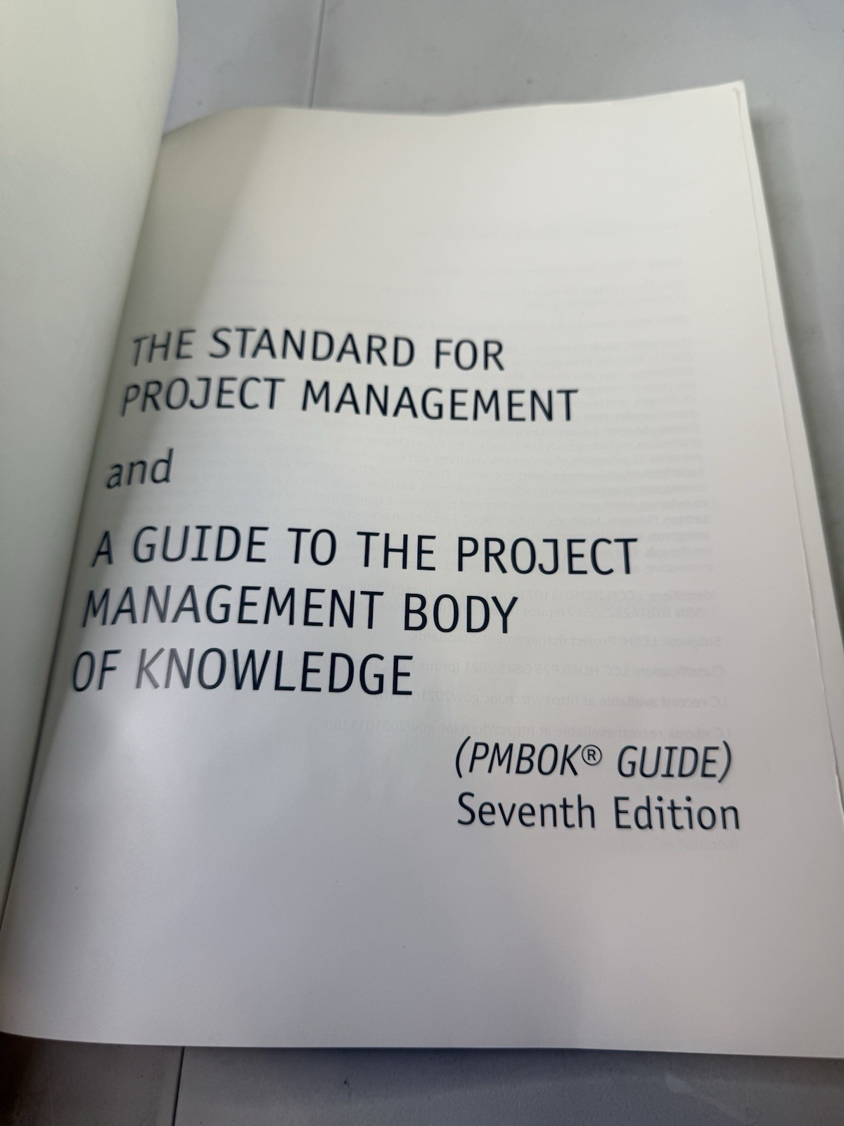 Pmbok® Guide : A Guide to the Project Management Body of Knowledge – Seventh Edi