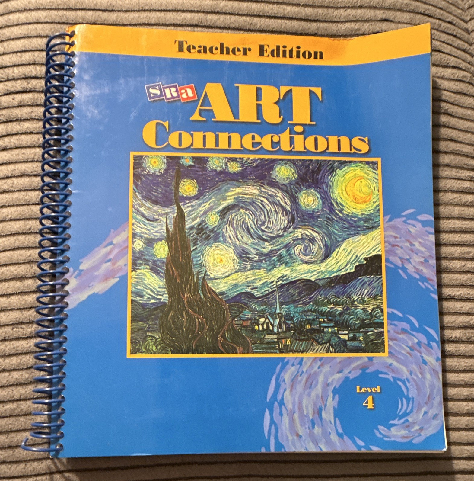 Art Connections Level 4 SRA/McGraw-Hill Teacher’s Ed Spiral Bound 1998 Very Good