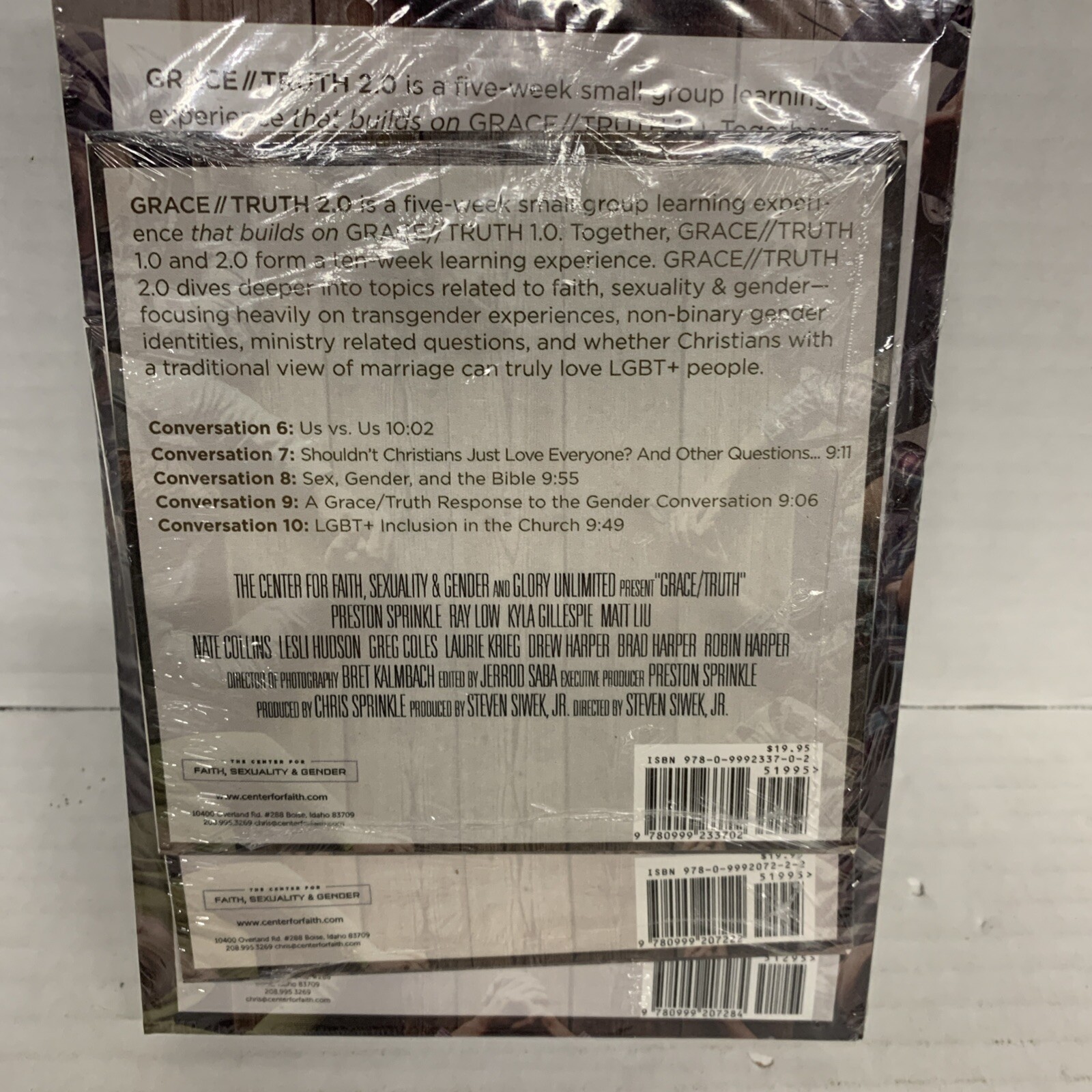 Grace/Truth 2. 0 by Preston Sprinkle (2018, Trade Paperback), 1.0 & 2.0 DVD Set