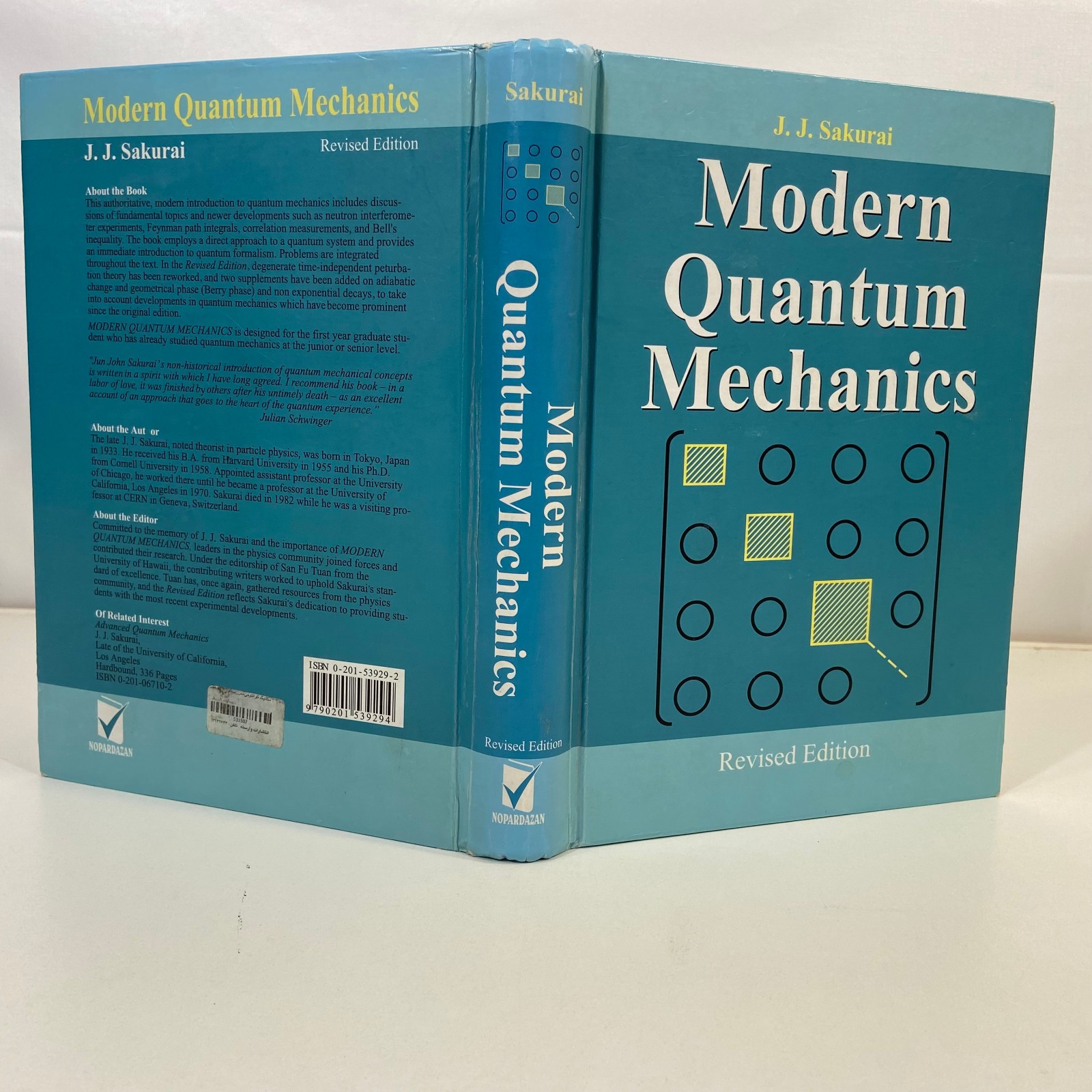 Modern Quantum Mechanics J J Sakurai Revised Edition Vintage HC Textbook Math