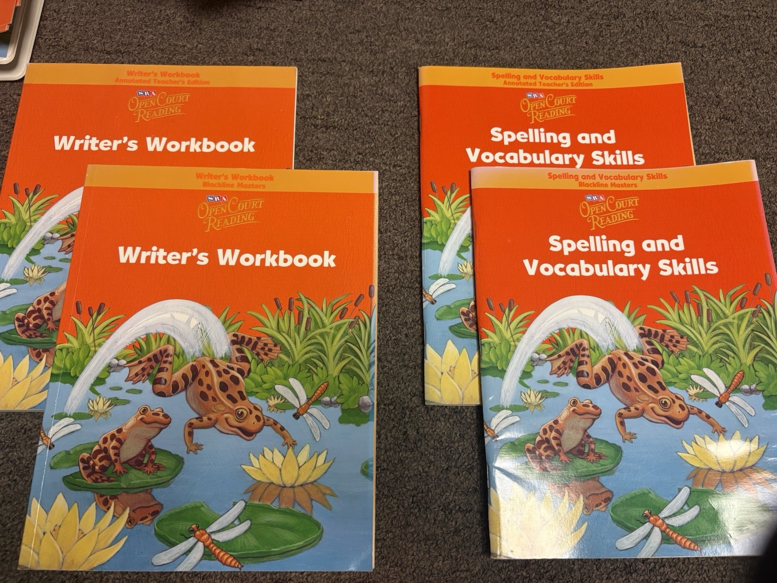 SRA Open Court Reading Level 1 Teacher Lot Masters, Annotated, Transparencies
