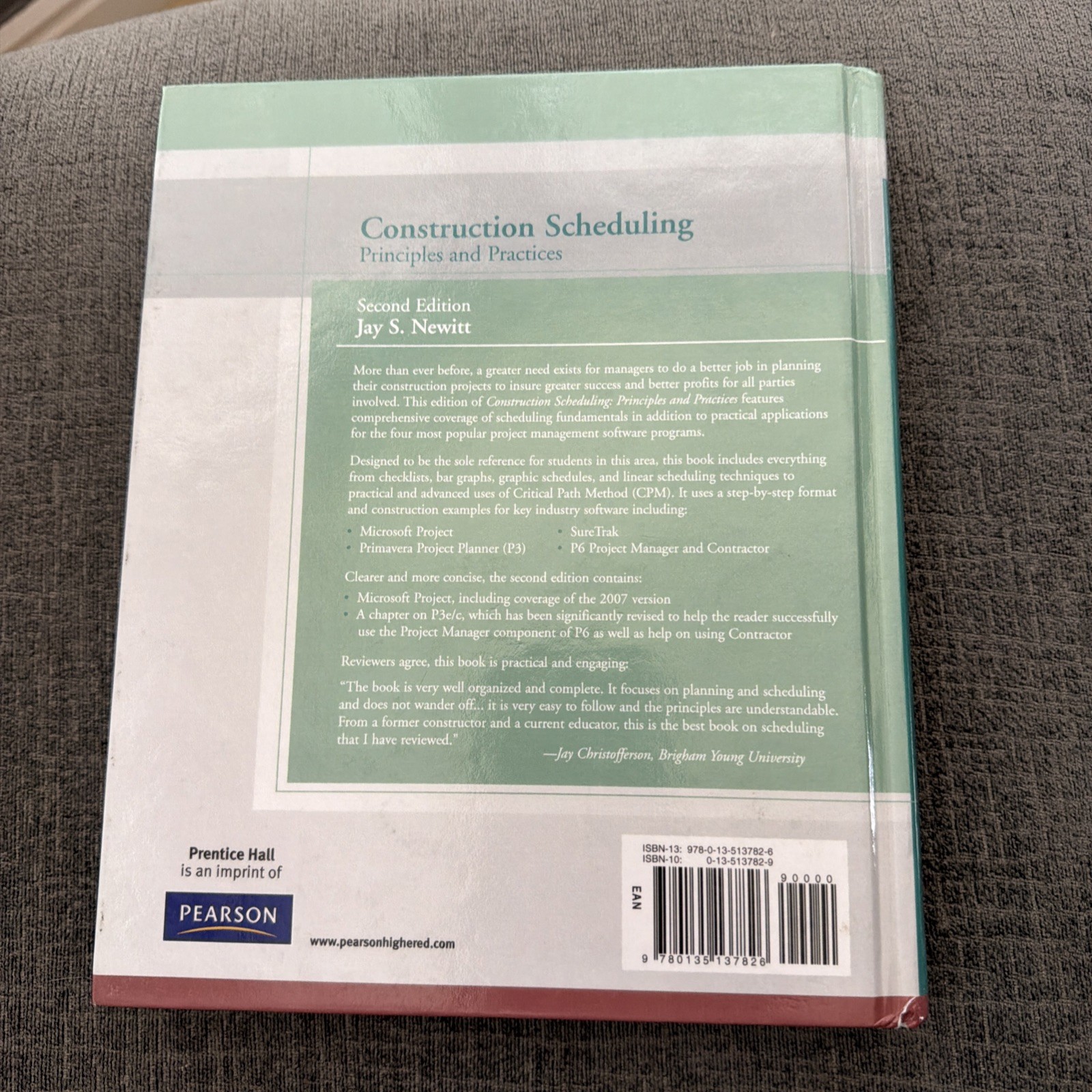 Construction Scheduling : Principles and Practices by Jay Newitt (2008,…