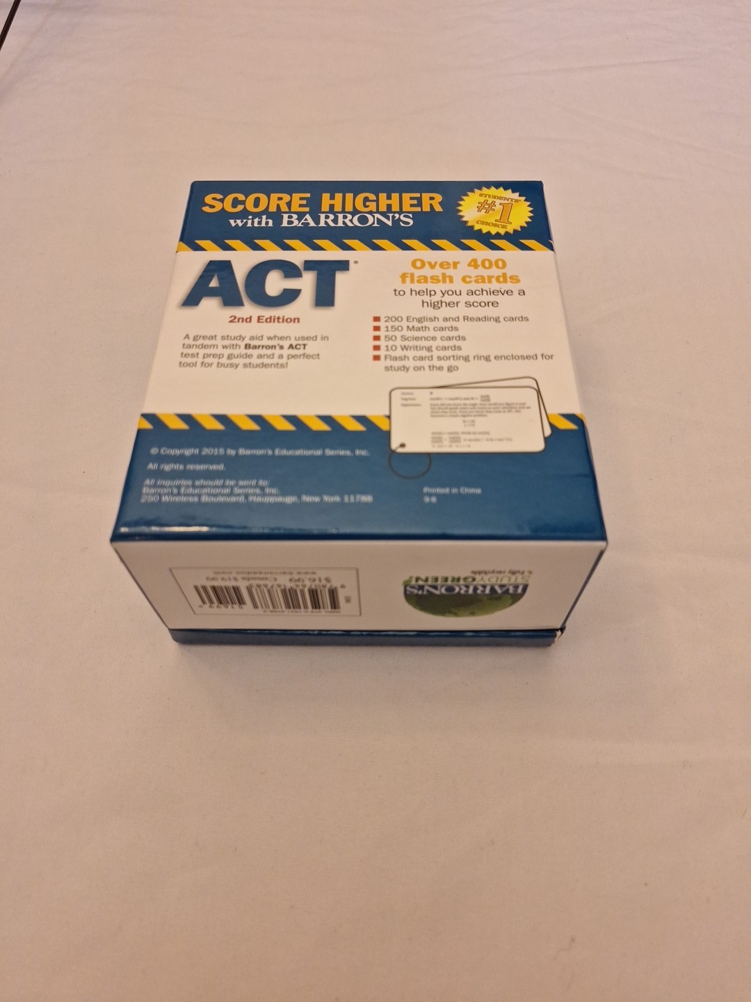 Barron’s Test Prep Ser.: Barron’s ACT Flash Cards 