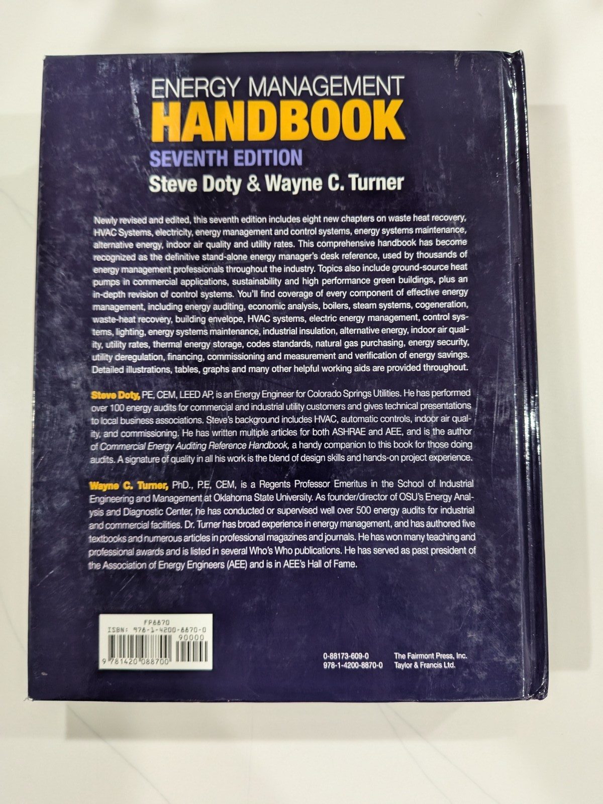 Energy Management Handbook | Doty & Turner 7th Ed | Engineering HVAC Bible