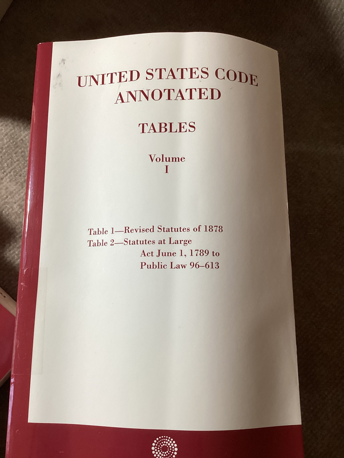 United States Code Annotated General Index 2021 USCA Tables Civil Jury Handbook