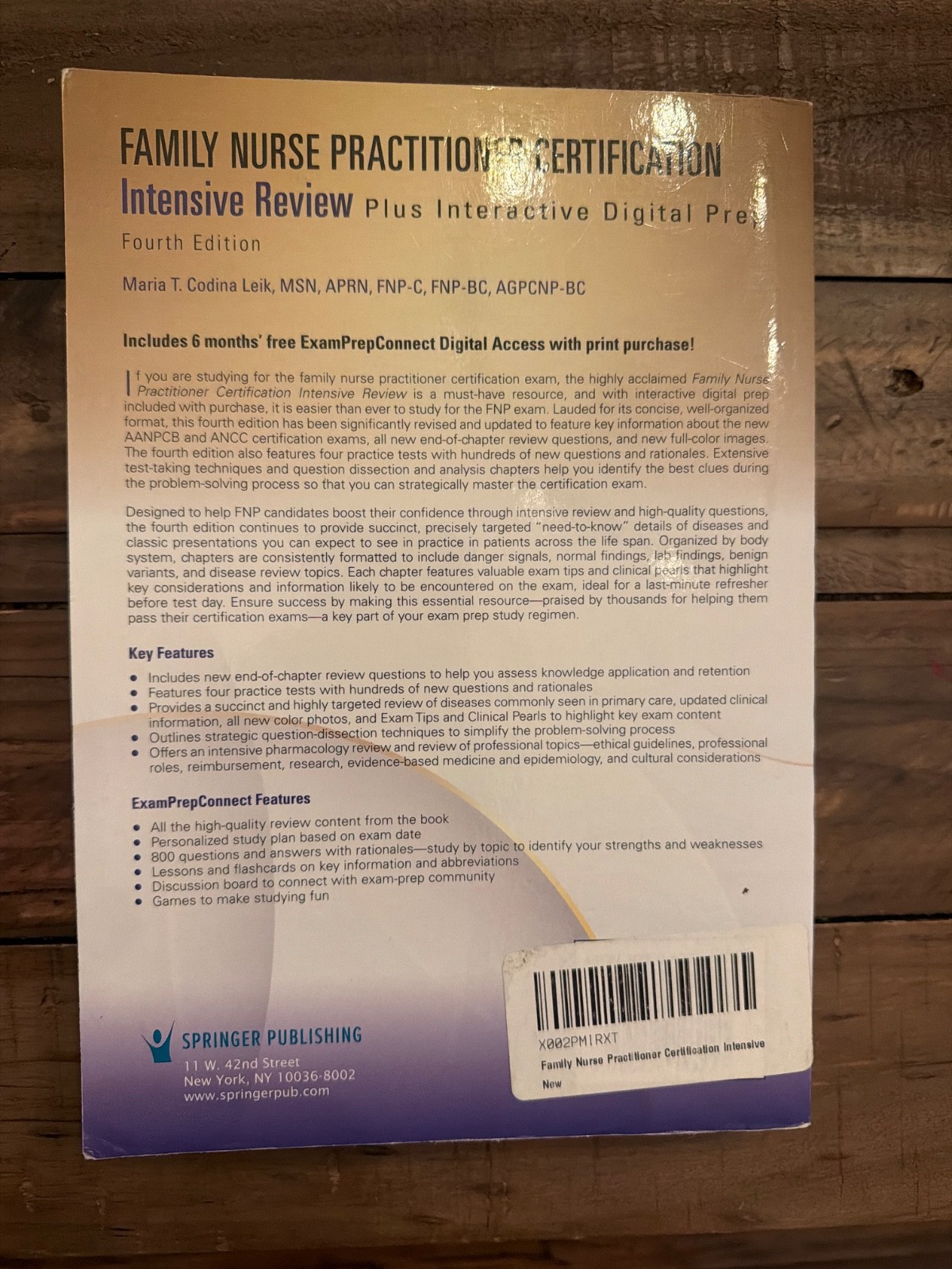 Family Nurse Practitioner Certification Intensive Review 4th Edition