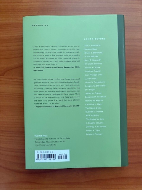 *THE MACROECONOMICS OF FISCAL POLICY* (MIT PRESS) Kopcke HC/DJ/1st/1st BRAND NEW