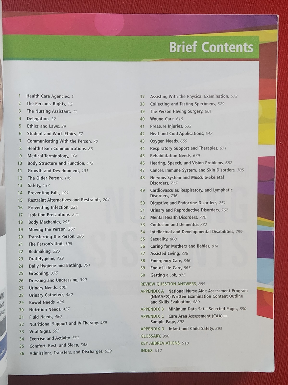 Mosby’s Textbook for Nursing Assistants 10th Edition 2021 Paperback Unused Code
