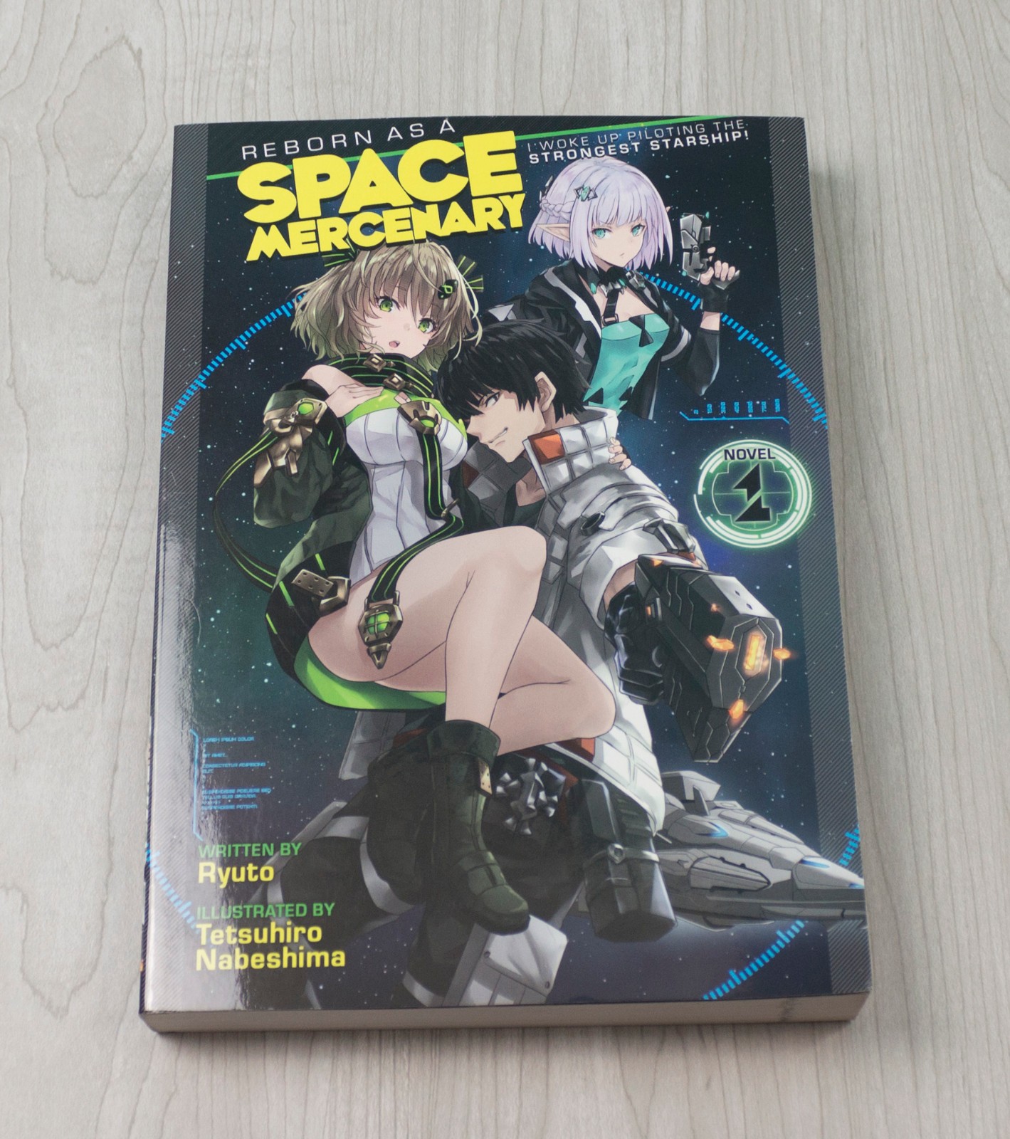 Reborn as a Space Mercenary Vol 1 English Light Novel Volume Ryuto / Seven Seas