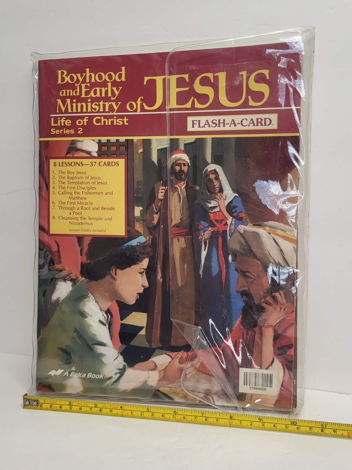 A Beka Book Ministry JESUS Life of Christ Series 2 LARGE Flash Cards Bible VBS