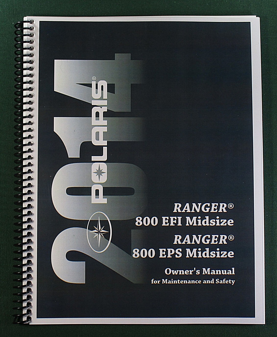2014 Polaris Ranger 800 EPS Midsize Owner’s Manual: 107 Pages & Clear Covers!