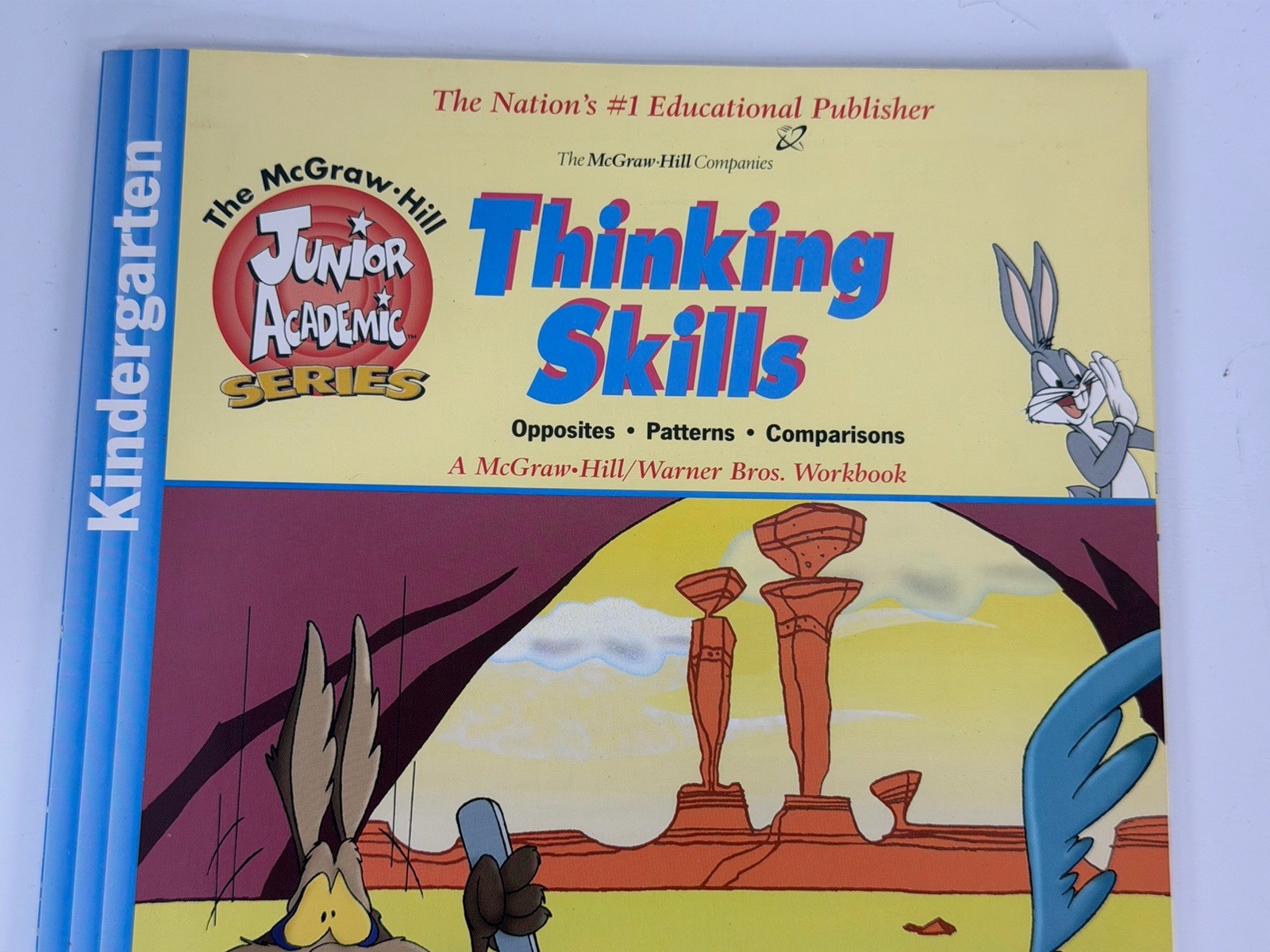 Warner Brothers Thinking Skills Kindergarten Workbook 1999 McGraw Hill New