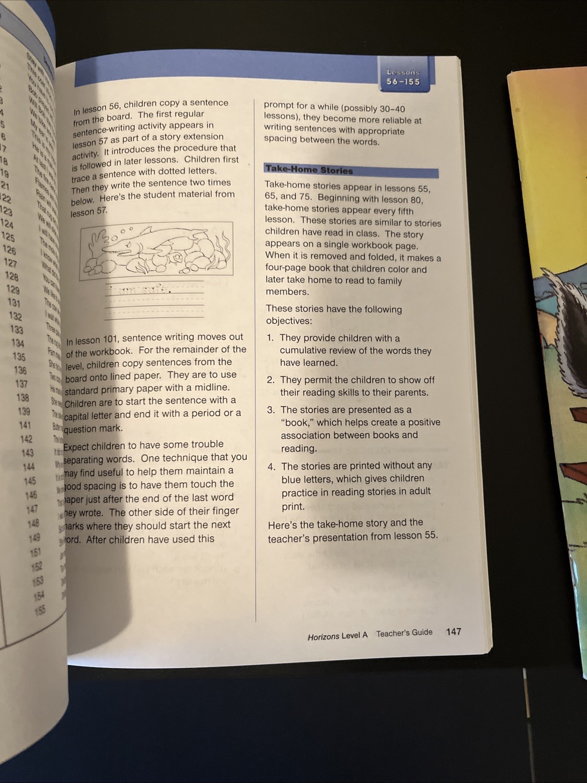 Horizons Learing To Read Level A Teachers Guide With 3 Level A Workbook 1 Books