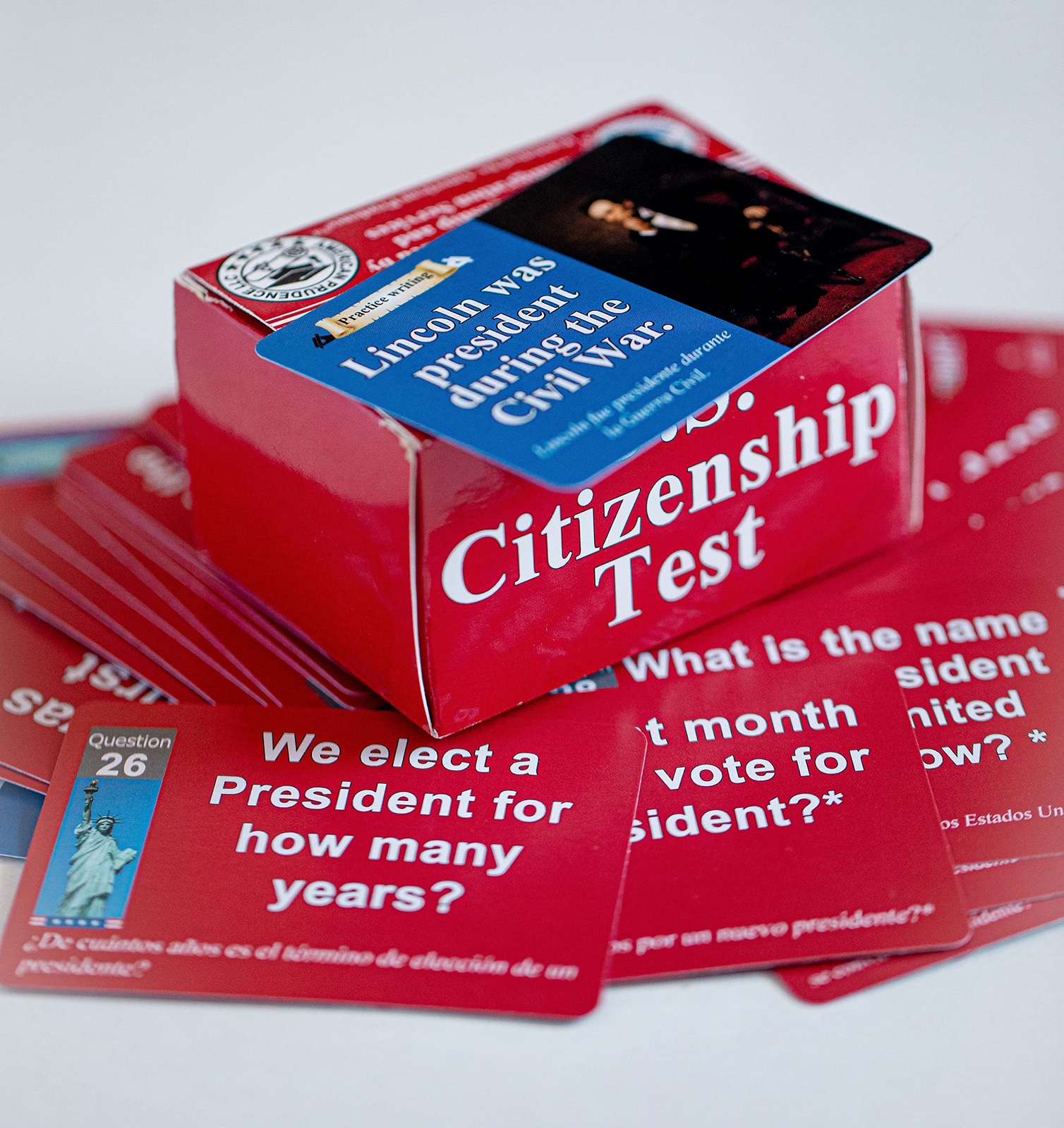 Civics and English flashcards to Study for The US citizenship Test with Offic…